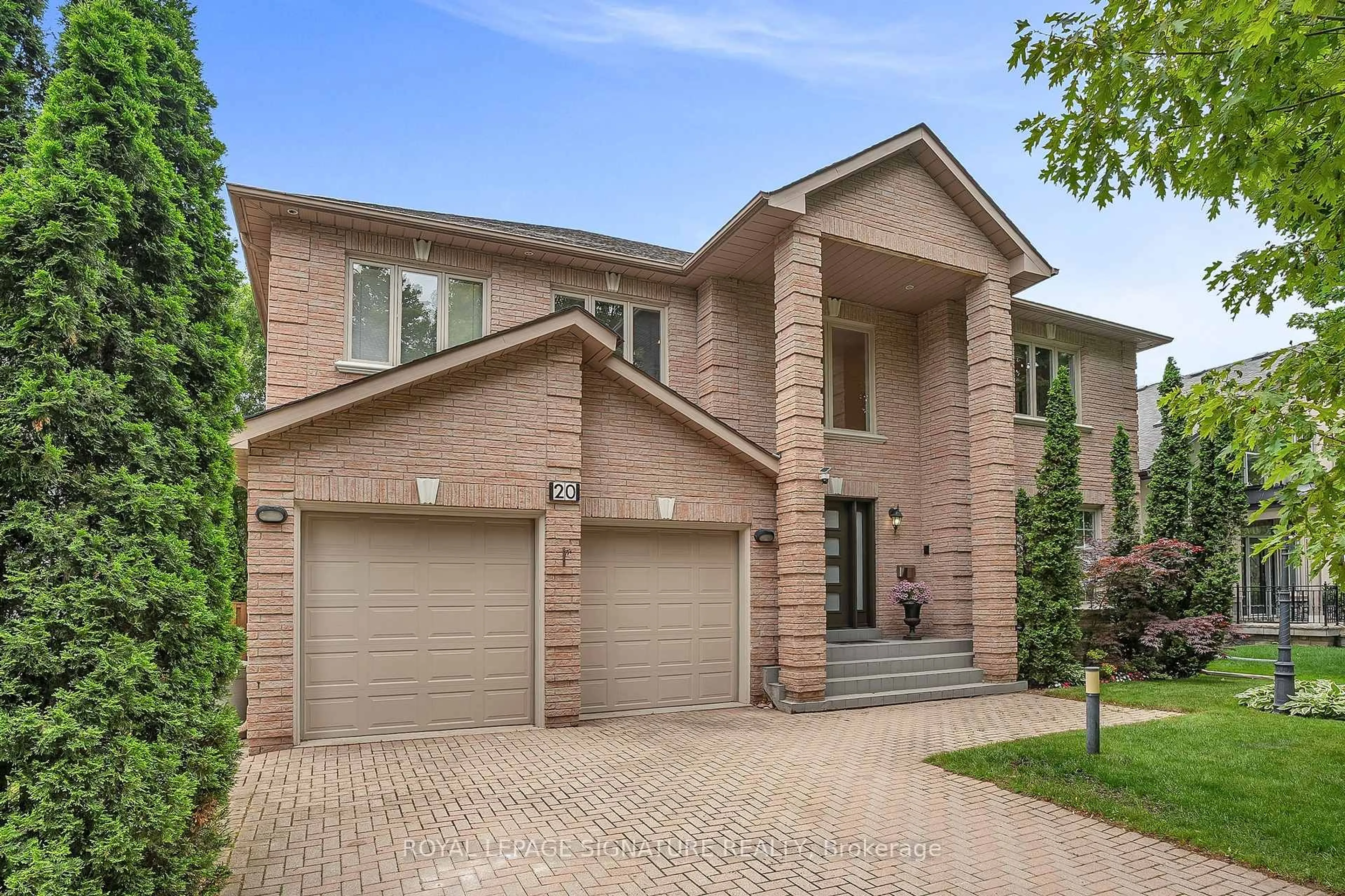 Home with brick exterior material, street for 20 Hurlingham Cres, Toronto Ontario M3B 2R1