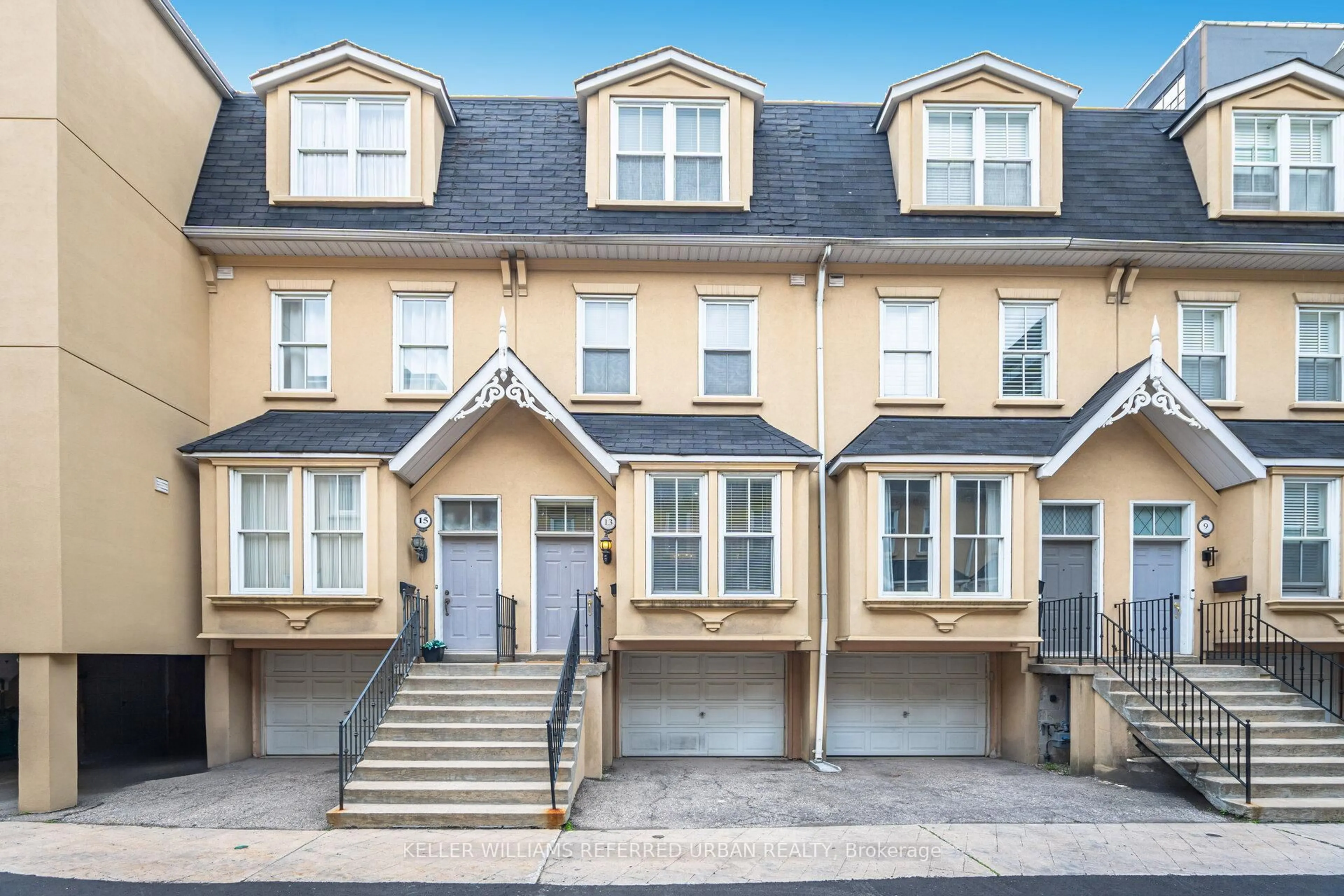 A pic from outside/outdoor area/front of a property/back of a property/a pic from drone, street for 13 Joseph Salsberg Lane, Toronto Ontario M6J 3W8