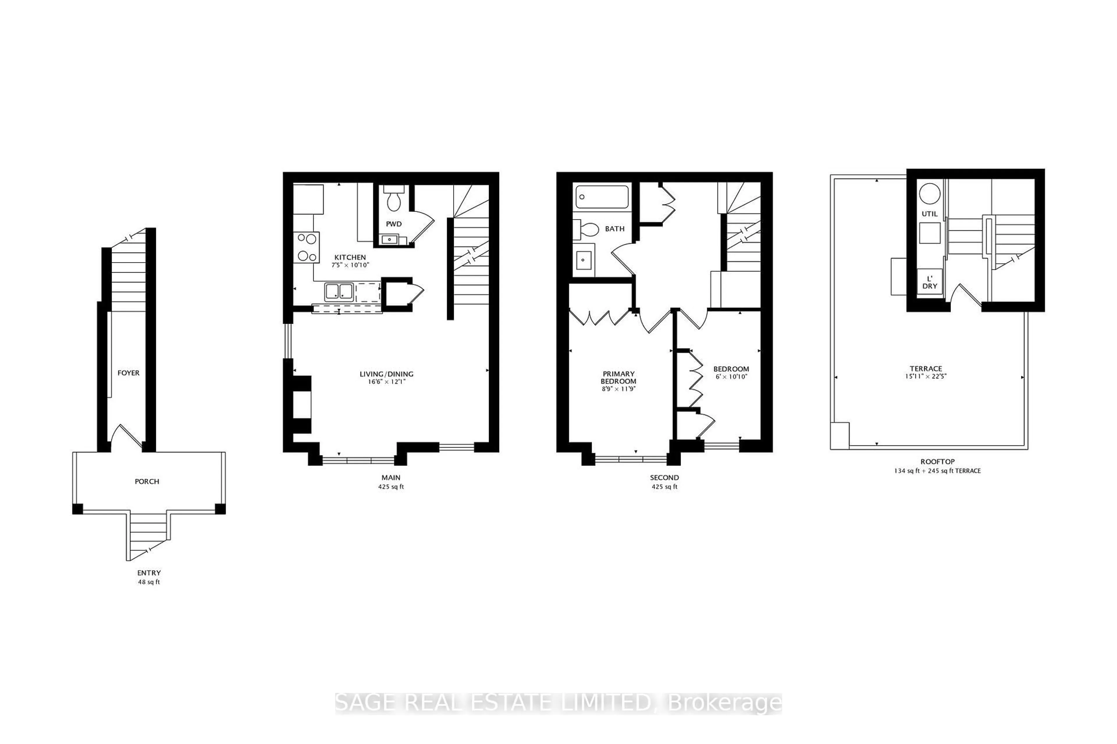 Floor plan for 5 Everson Dr #1004, Toronto Ontario M2N 7C2