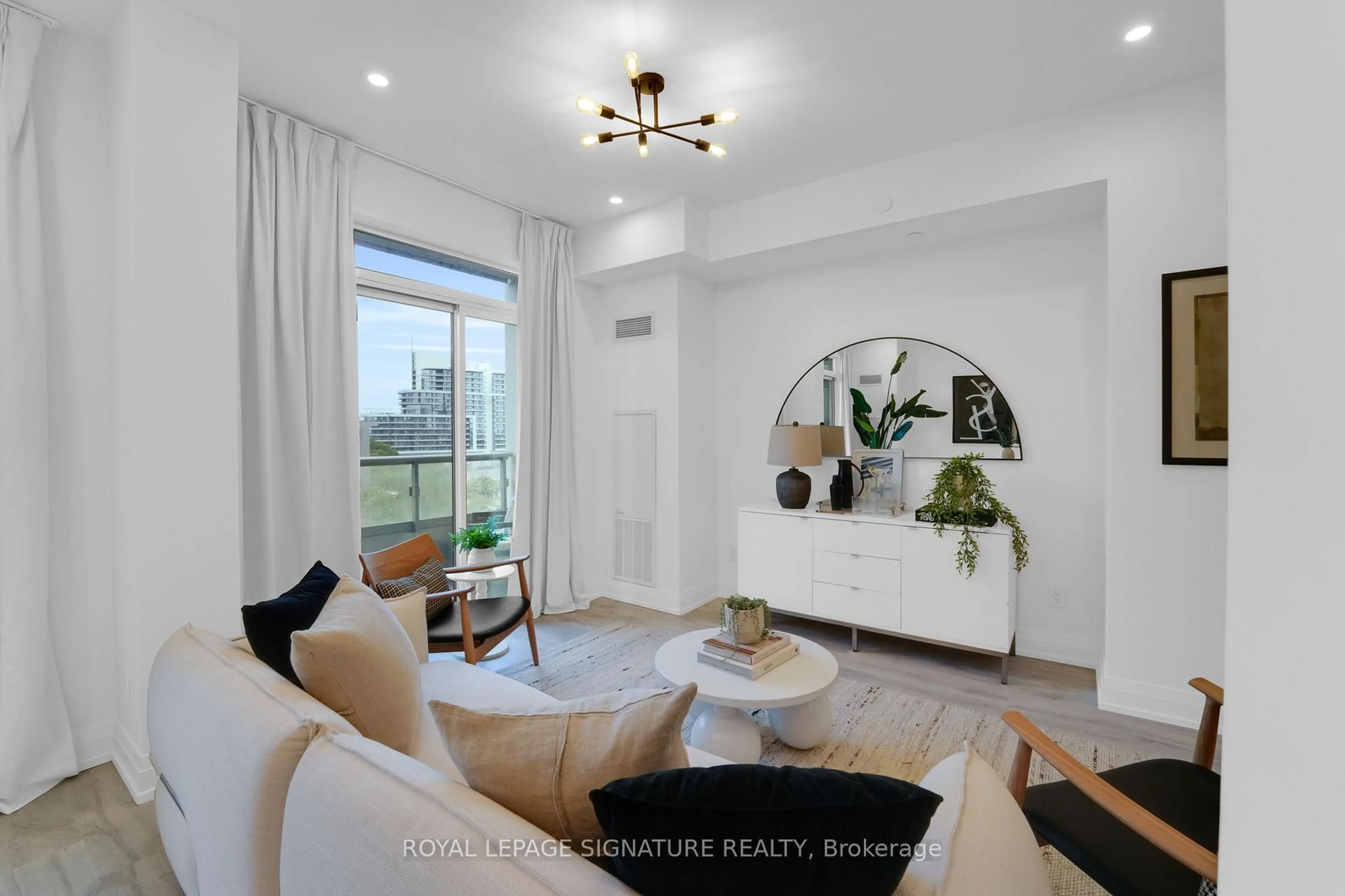 Living room with furniture, unknown for 591 Sheppard Ave #910, Toronto Ontario M2K 1B4