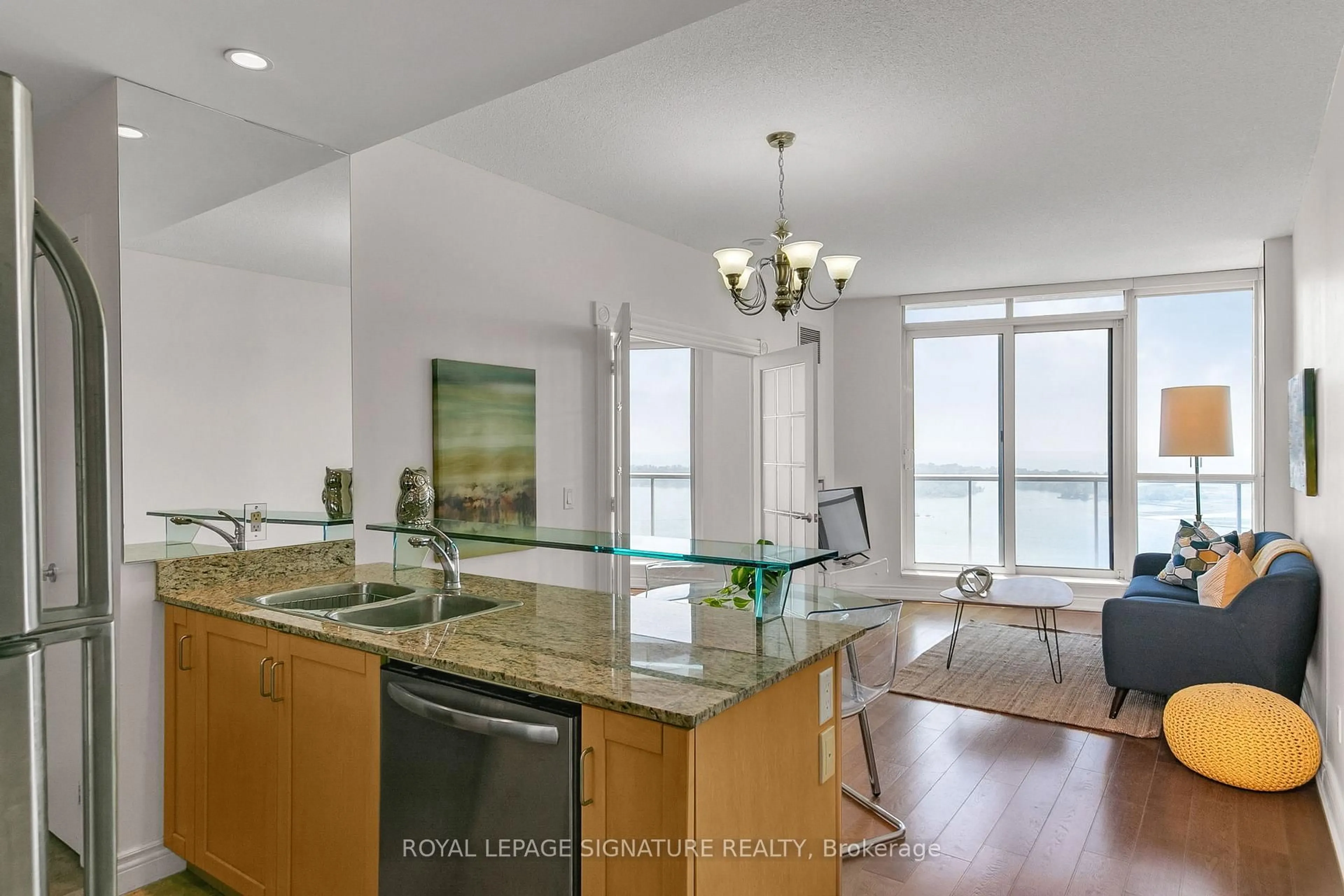 Open concept kitchen, unknown for 208 Queens Quay #3107, Toronto Ontario M5J 2Y5