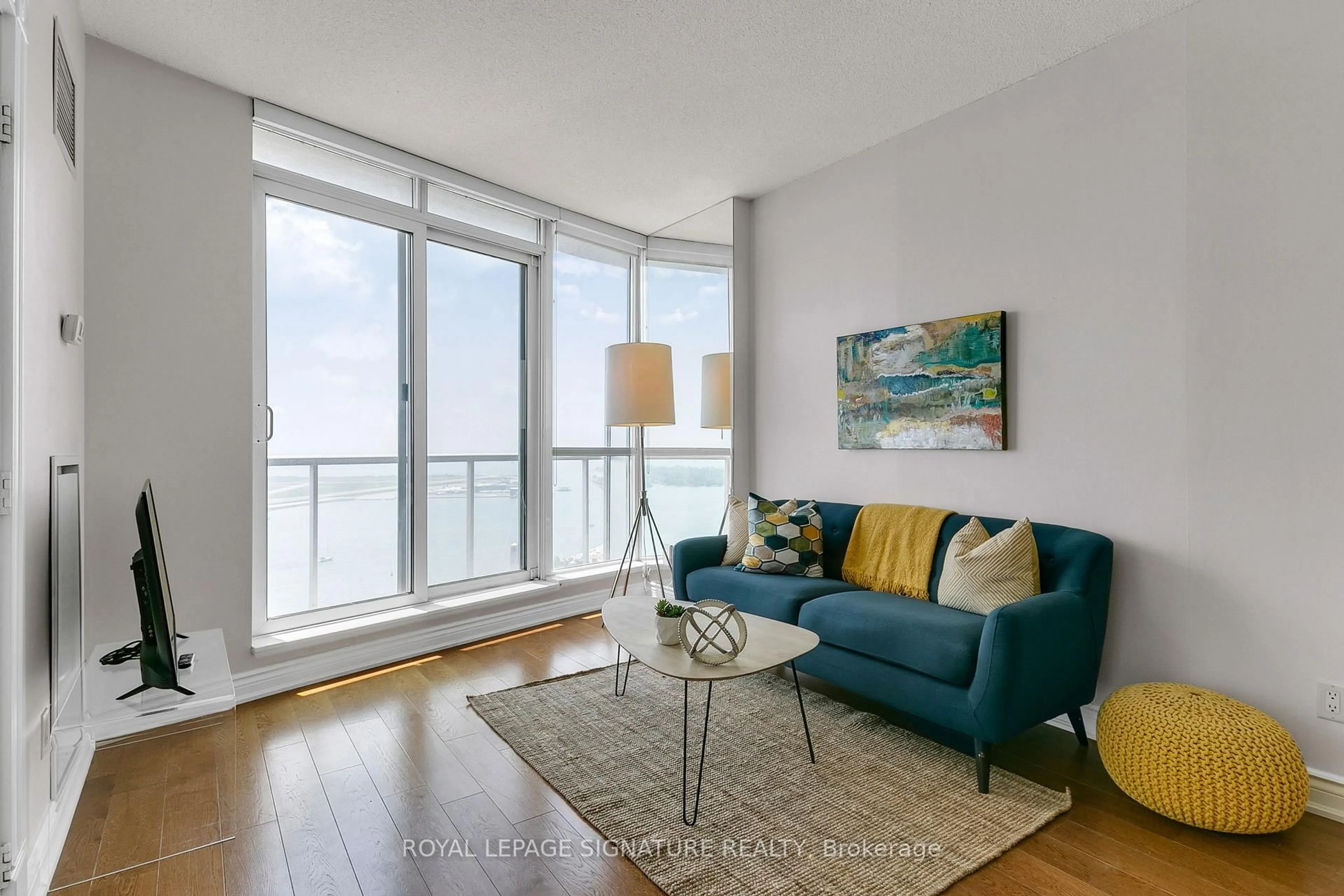 Living room with furniture, unknown for 208 Queens Quay #3107, Toronto Ontario M5J 2Y5