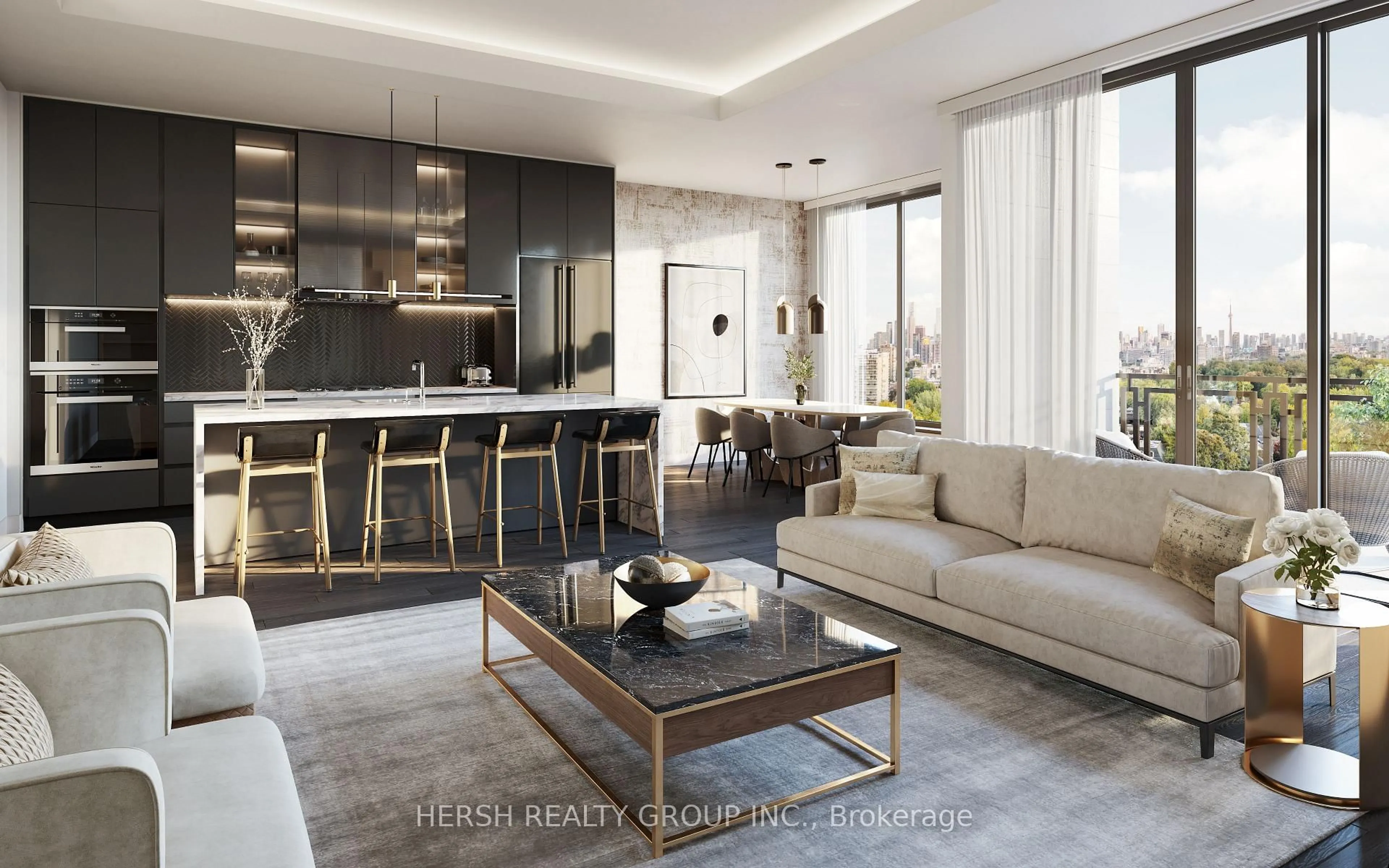 Living room with furniture, unknown for 2 Forest Hill Rd #806, Toronto Ontario M4V 2L3