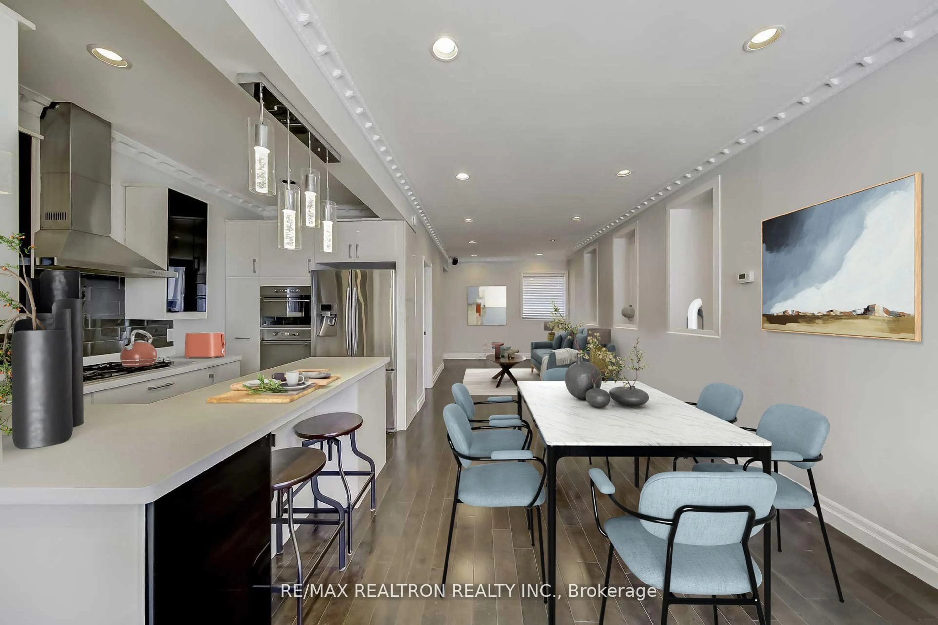 Contemporary kitchen, ceramic/tile floor for 386 Spadina Rd, Toronto Ontario M5P 2V9