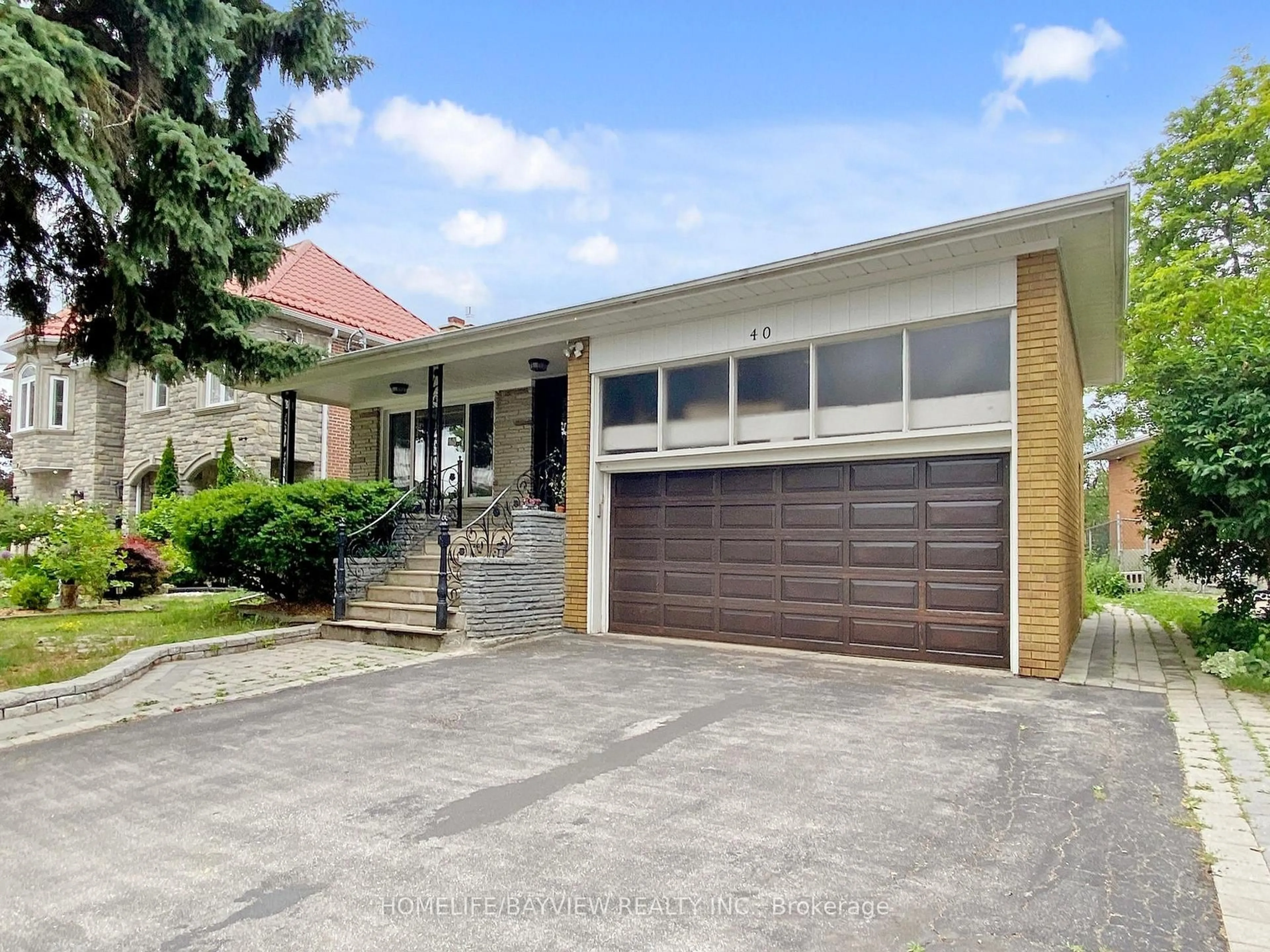 Home with brick exterior material, street for 40 Tollerton Ave, Toronto Ontario M2K 2H3