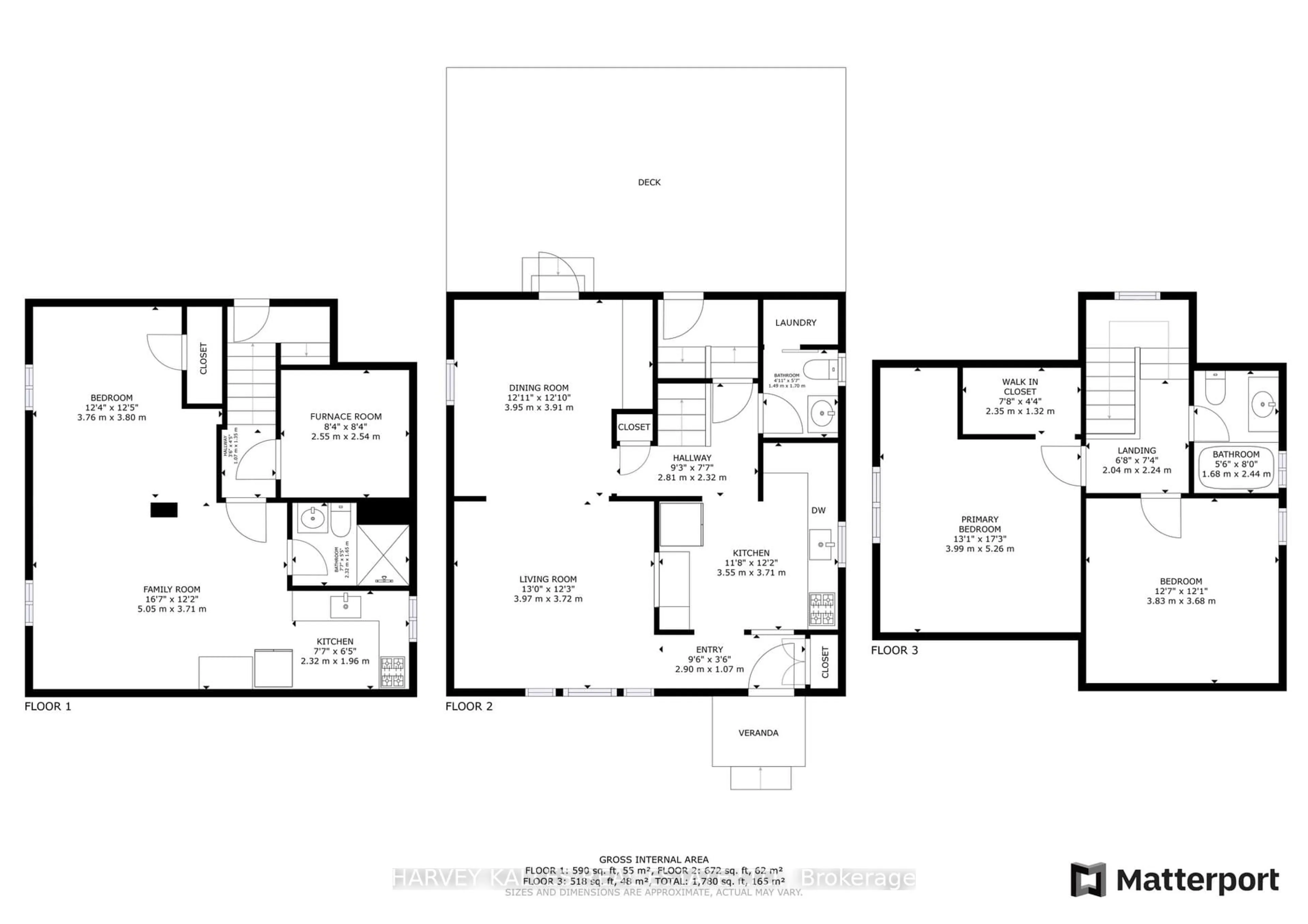 Floor plan for 89 Charleswood Dr, Toronto Ontario M3H 1X5