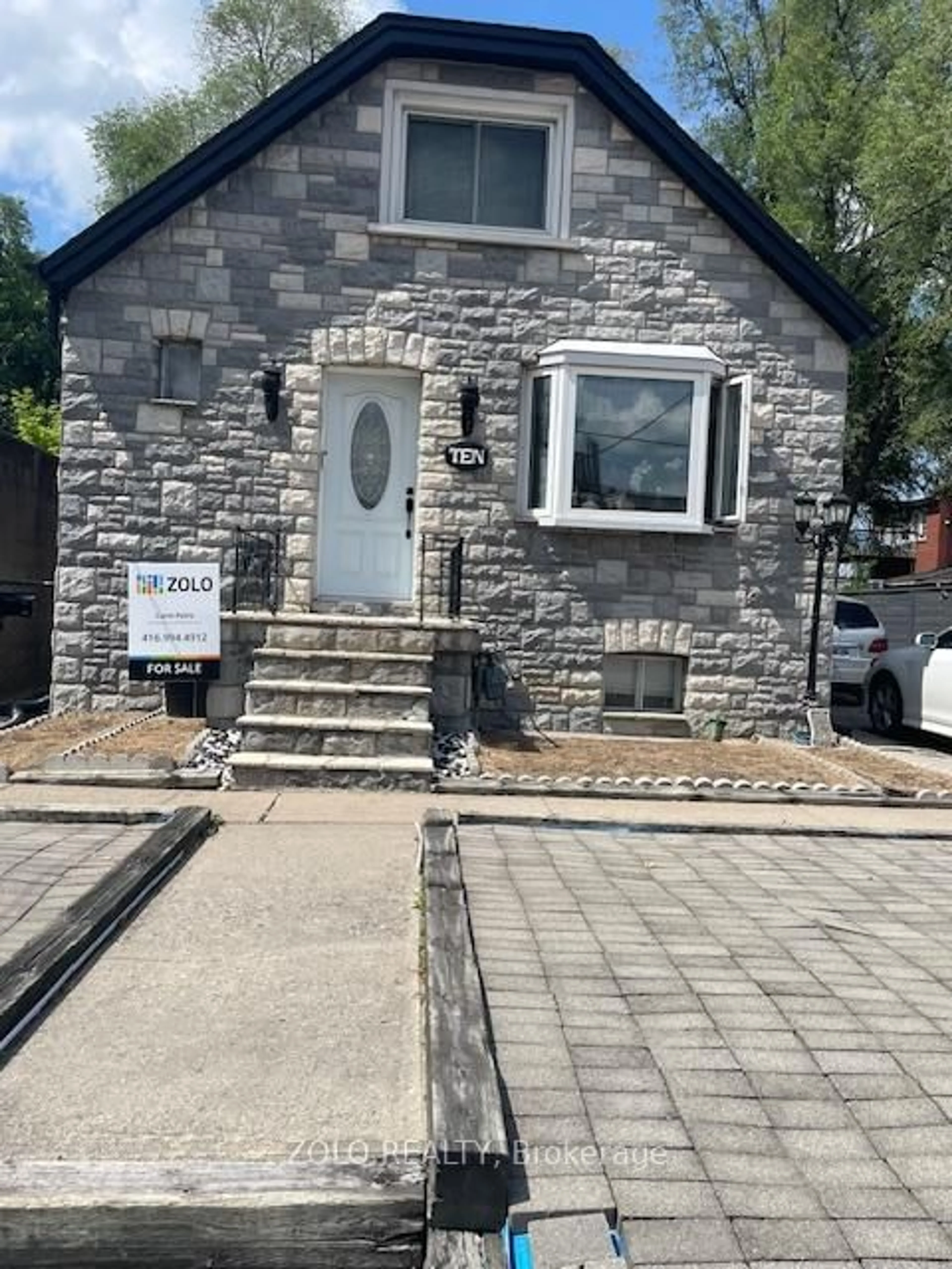 Home with brick exterior material, street for 10 Ranee Ave, Toronto Ontario M6A 1M6