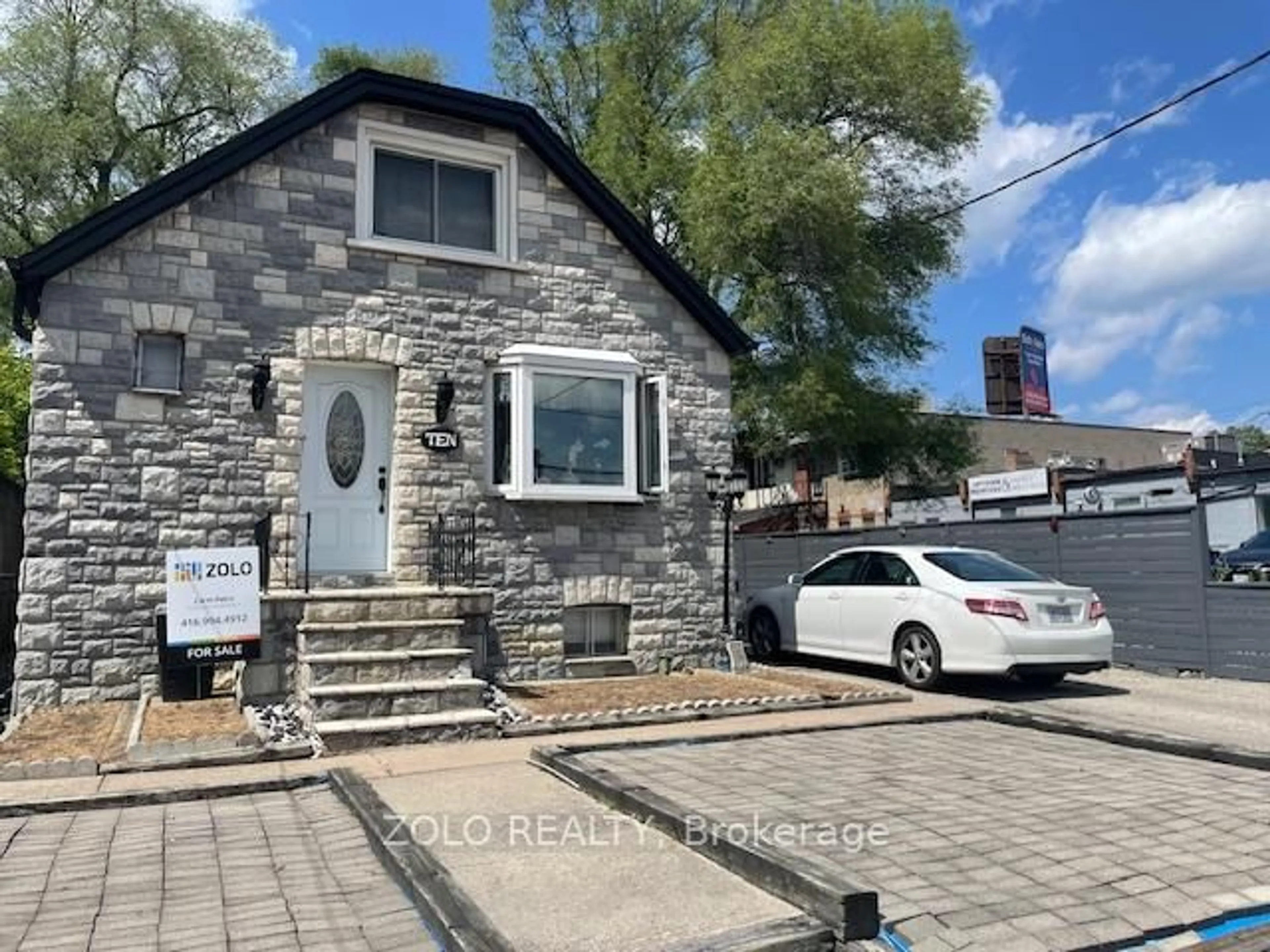 Home with brick exterior material, street for 10 Ranee Ave, Toronto Ontario M6A 1M6