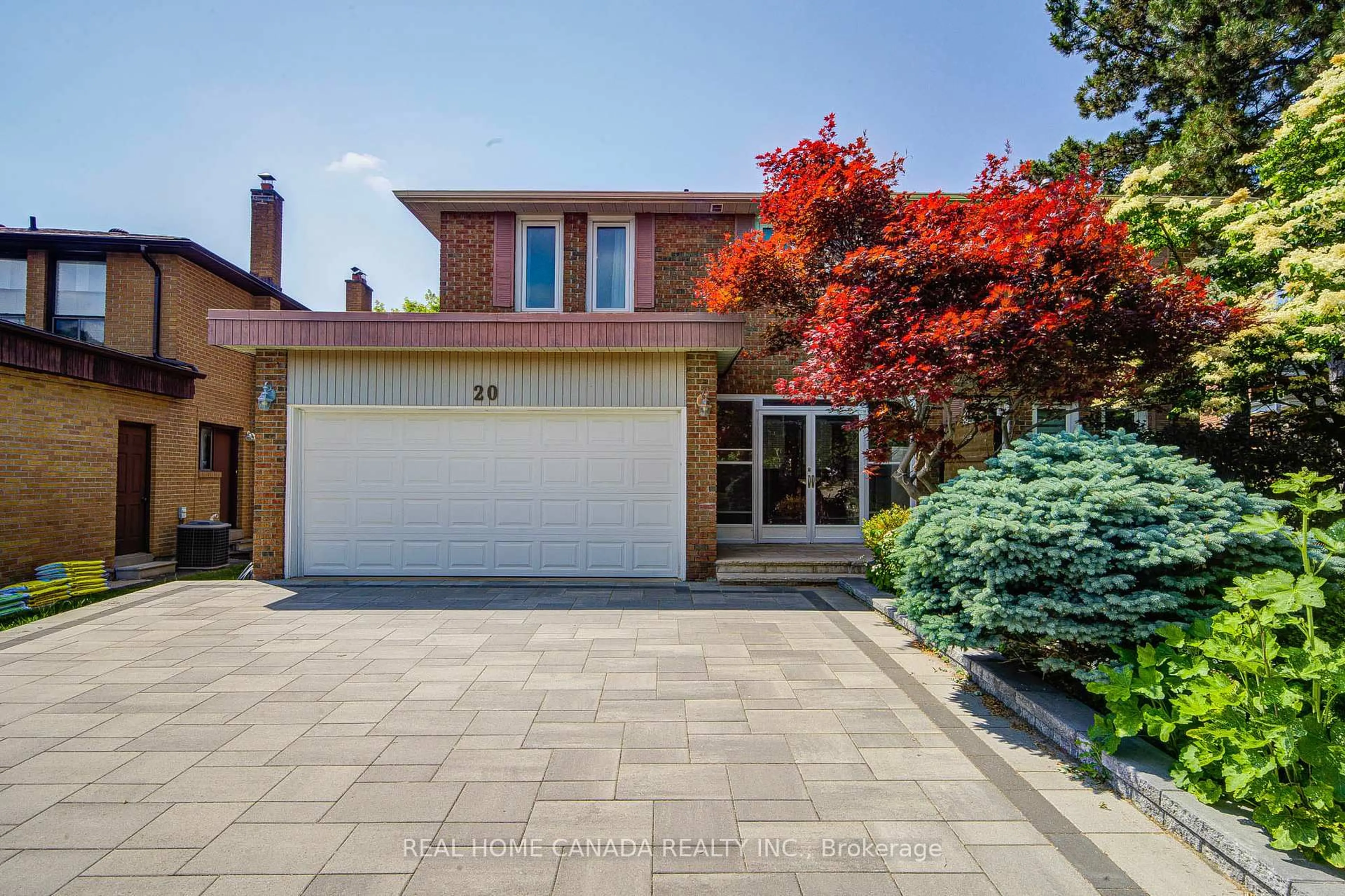 Home with brick exterior material, street for 20 Saddletree Dr, Toronto Ontario M2H 3L3