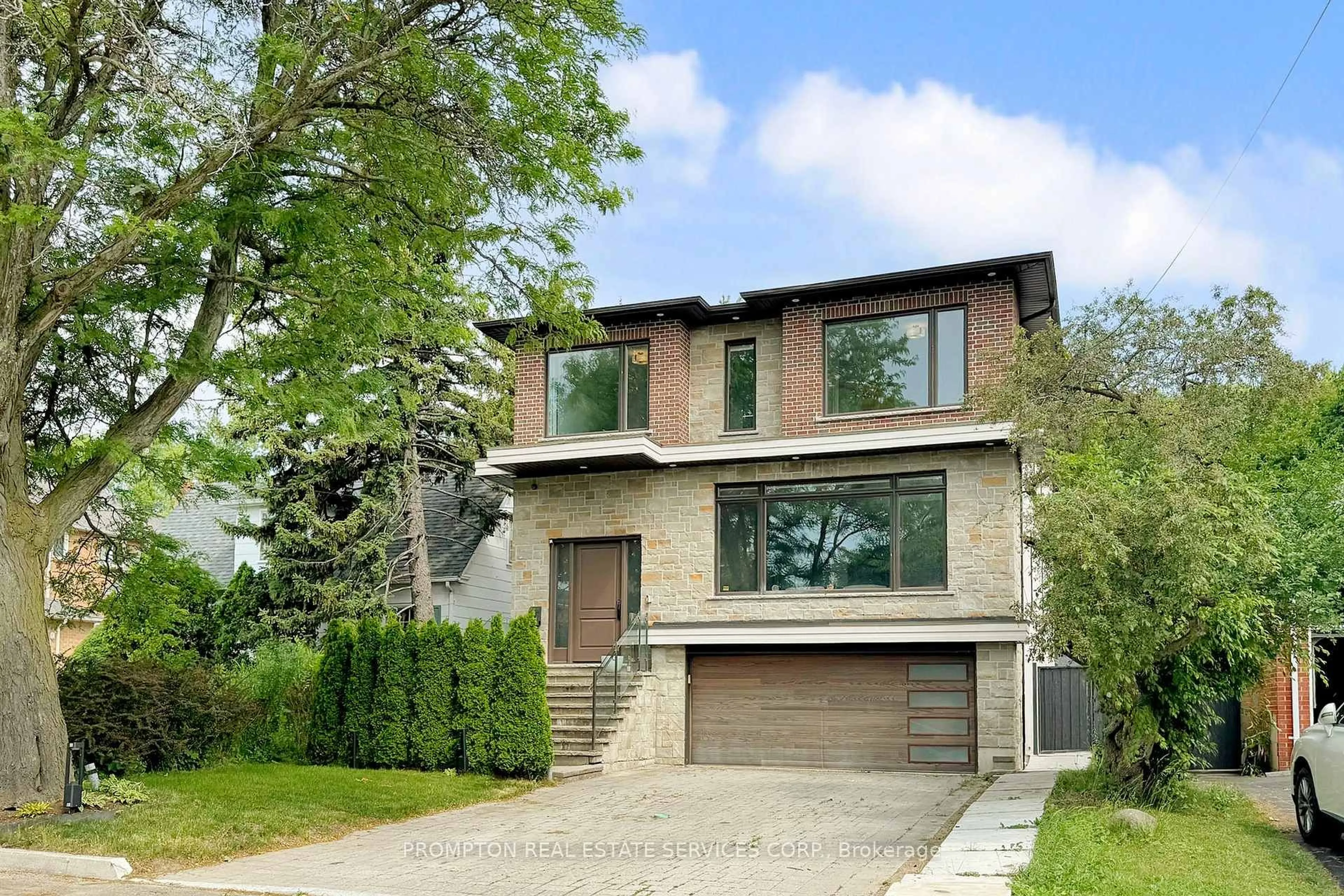 Home with brick exterior material, street for 16 Risebrough Ave, Toronto Ontario M2M 1Z8