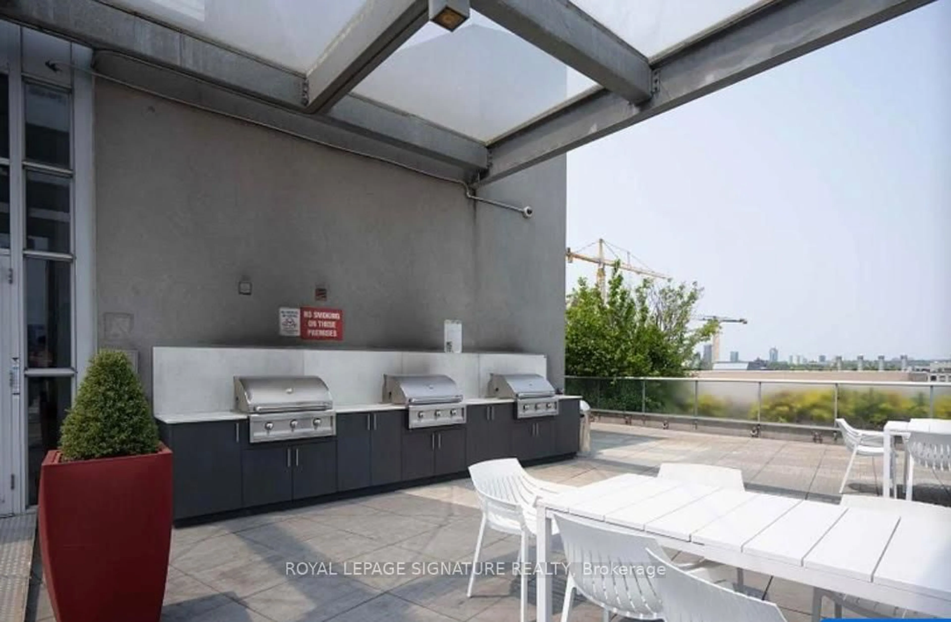 Patio, street for 1 Shaw St #705, Toronto Ontario M6K 0A1