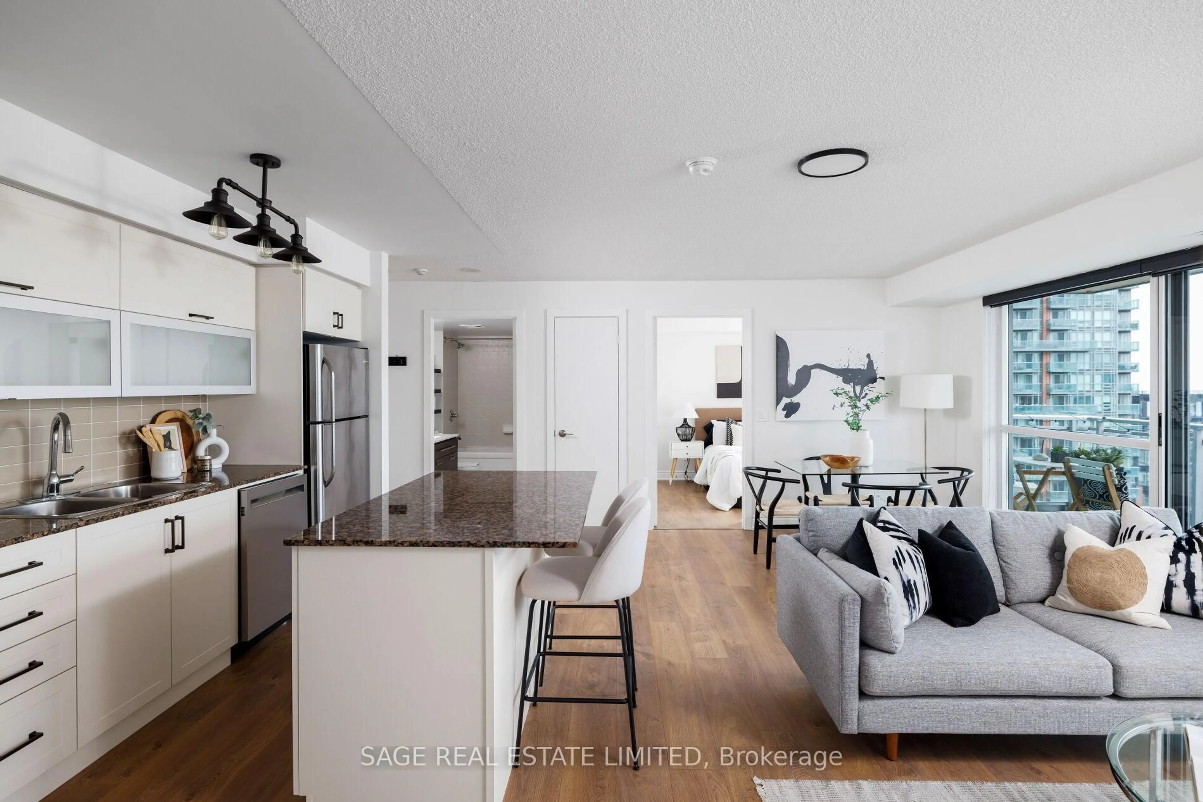 Open concept kitchen, unknown for 100 Western Battery Rd #1106, Toronto Ontario M6K 3S2