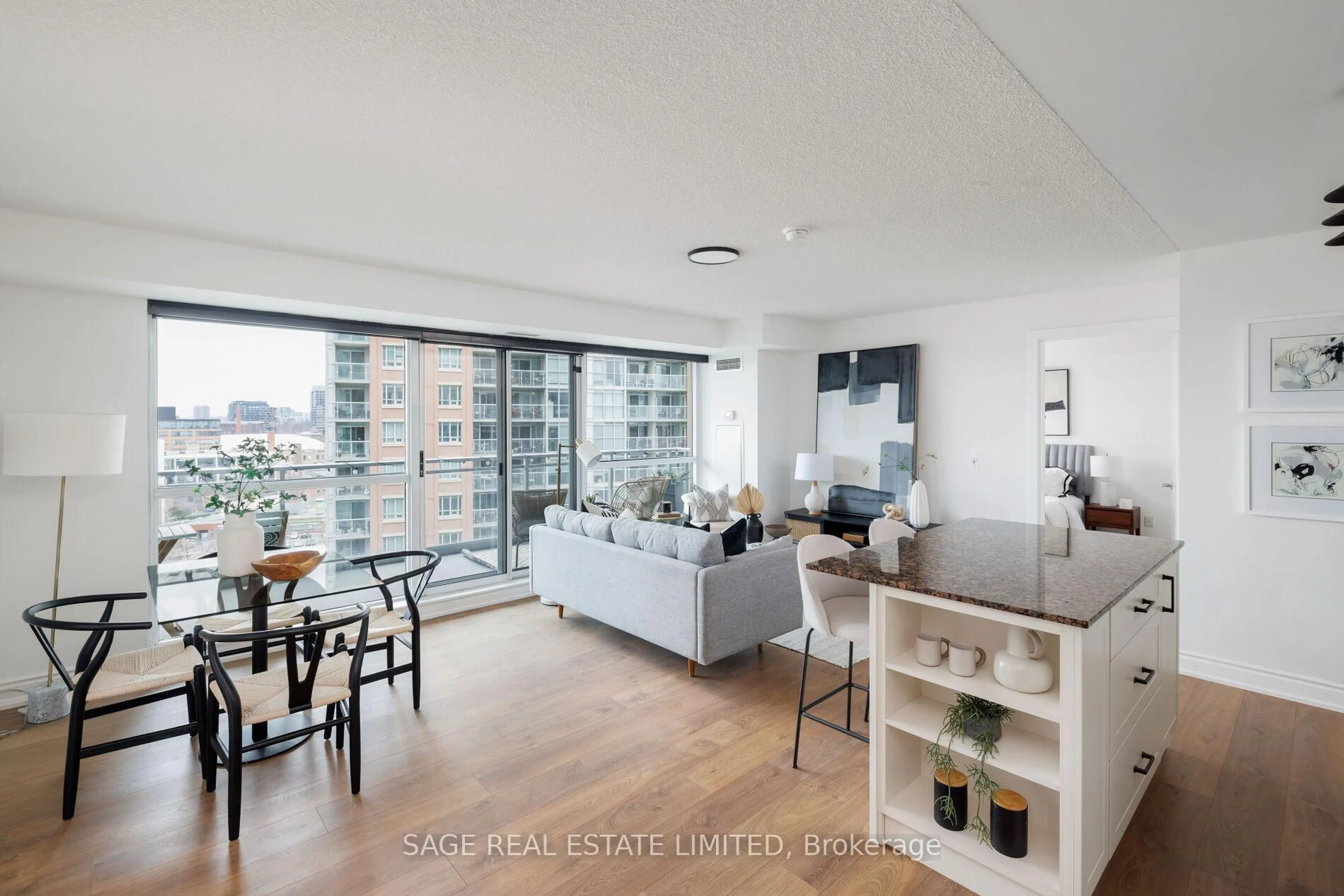 Living room with furniture, unknown for 100 Western Battery Rd #1106, Toronto Ontario M6K 3S2