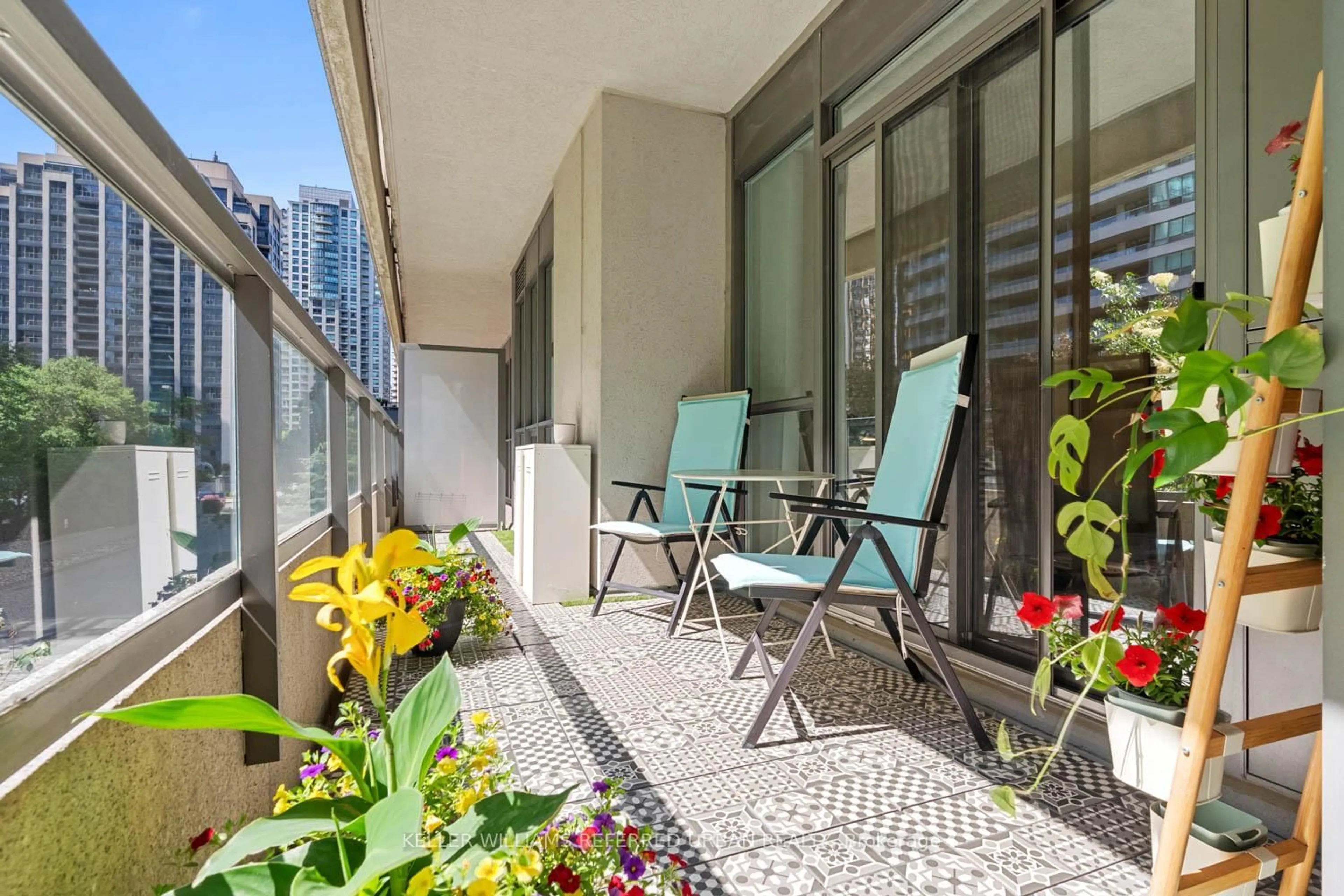 Balcony in the apartment, unknown for 35 Hollywood Ave #211, Toronto Ontario M2N 0A9