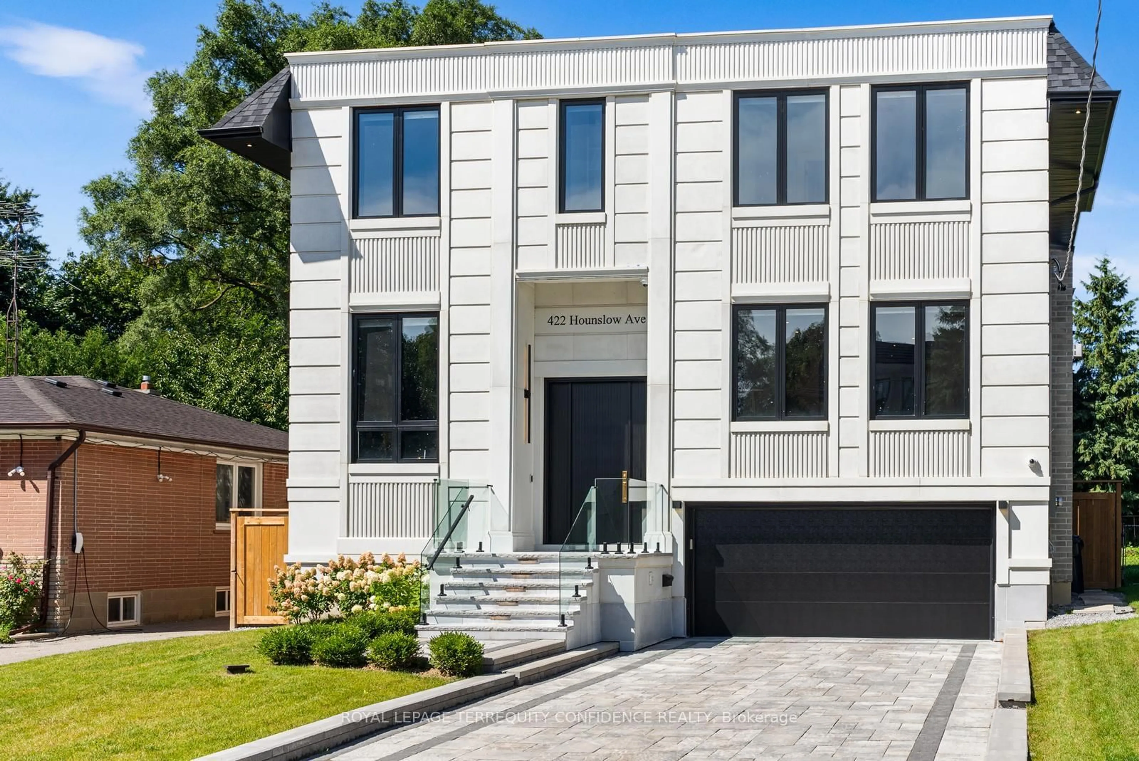 Home with brick exterior material, street for 422 Hounslow Ave, Toronto Ontario M2R 1H6