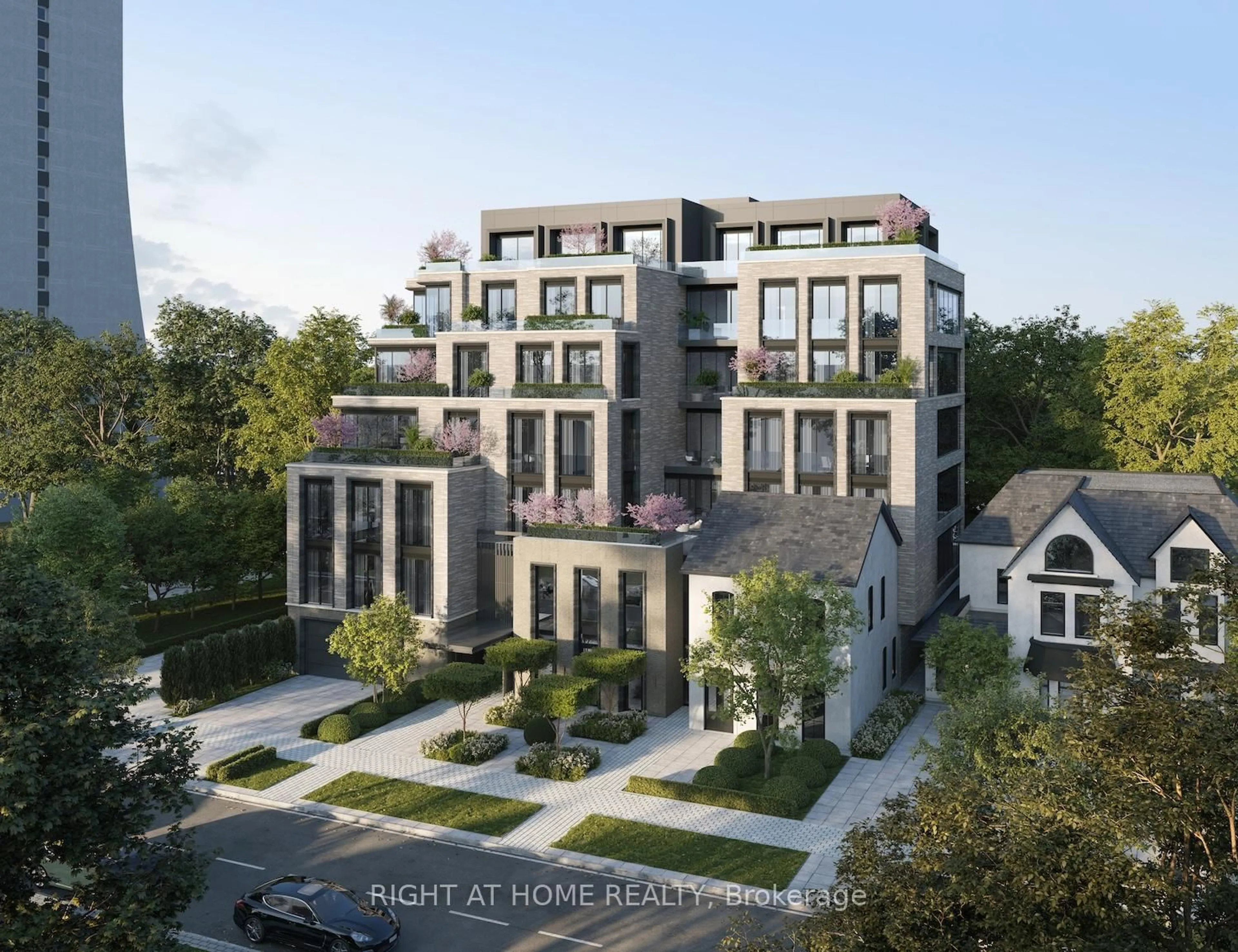A pic from outside/outdoor area/front of a property/back of a property/a pic from drone, unknown for 10 Prince Arthur Ave #Garden Home 2, Toronto Ontario M5R 1A9