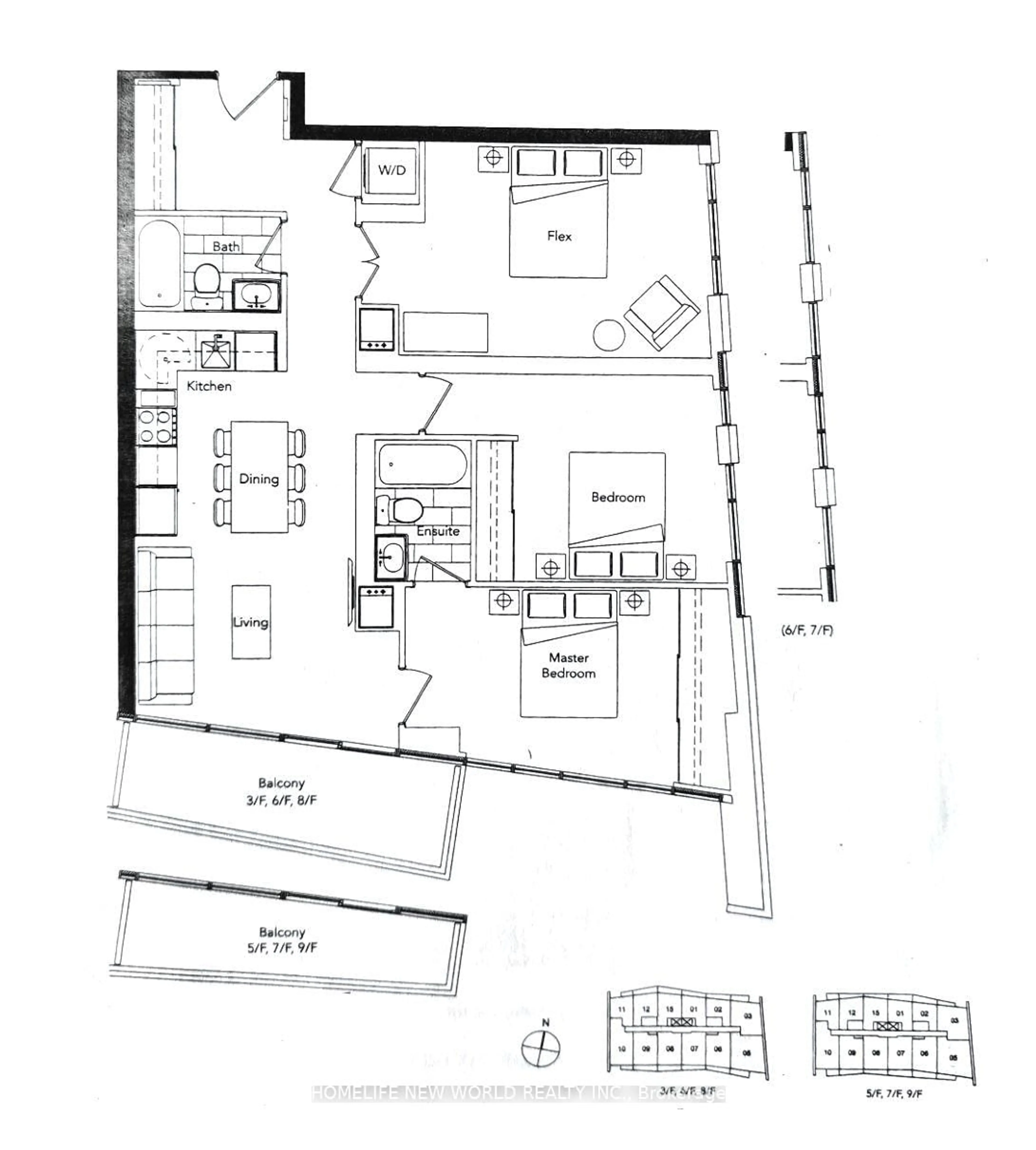 Floor plan for 90 Queens Wharf Rd #505, Toronto Ontario M5V 0J4