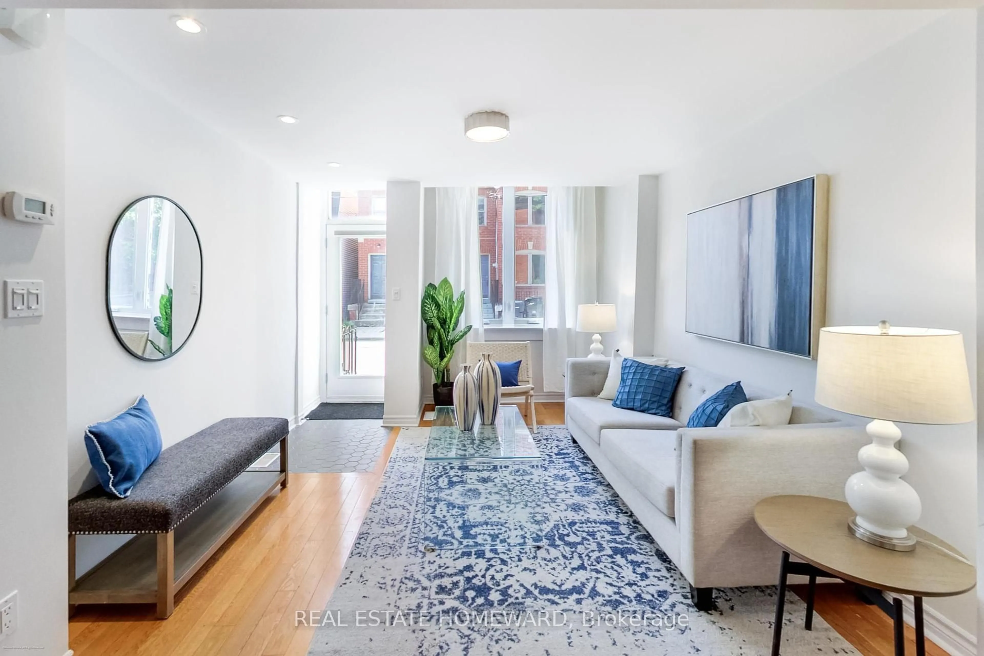 Living room with furniture, unknown for 7 Whitaker Ave, Toronto Ontario M6J 1A2