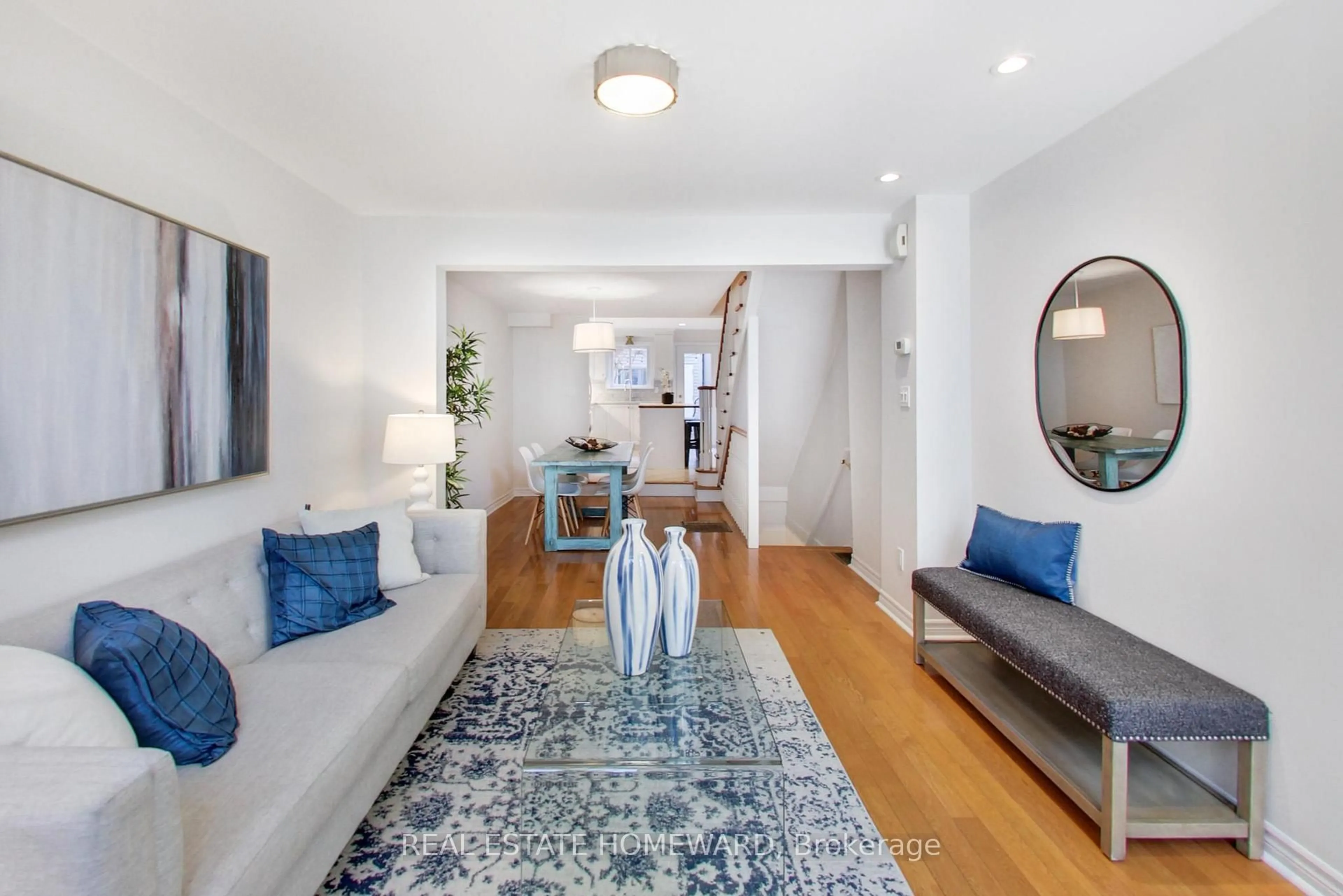 Living room with furniture, unknown for 7 Whitaker Ave, Toronto Ontario M6J 1A2