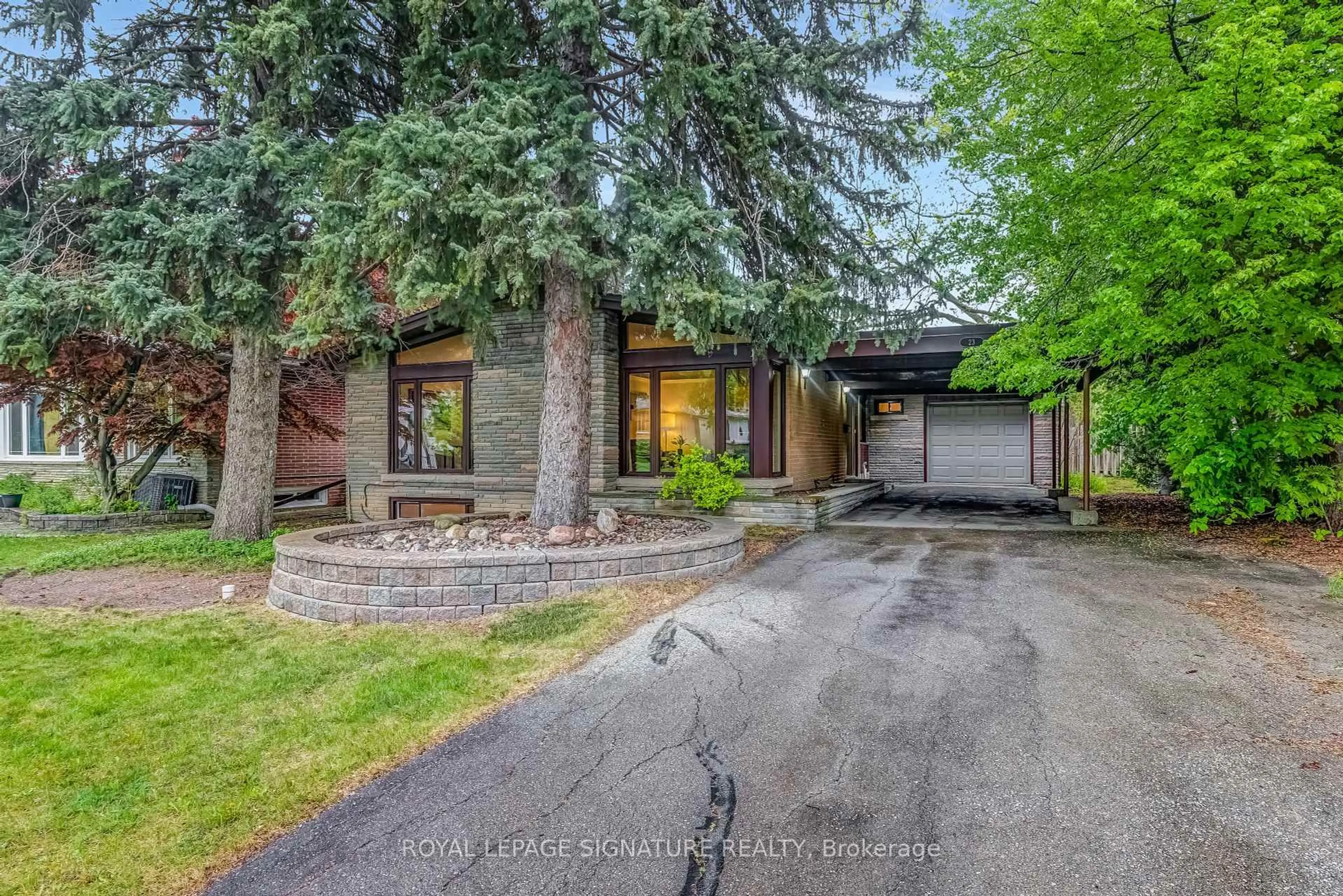 Home with brick exterior material, street for 23 Palomino Cres, Toronto Ontario M2K 1W2