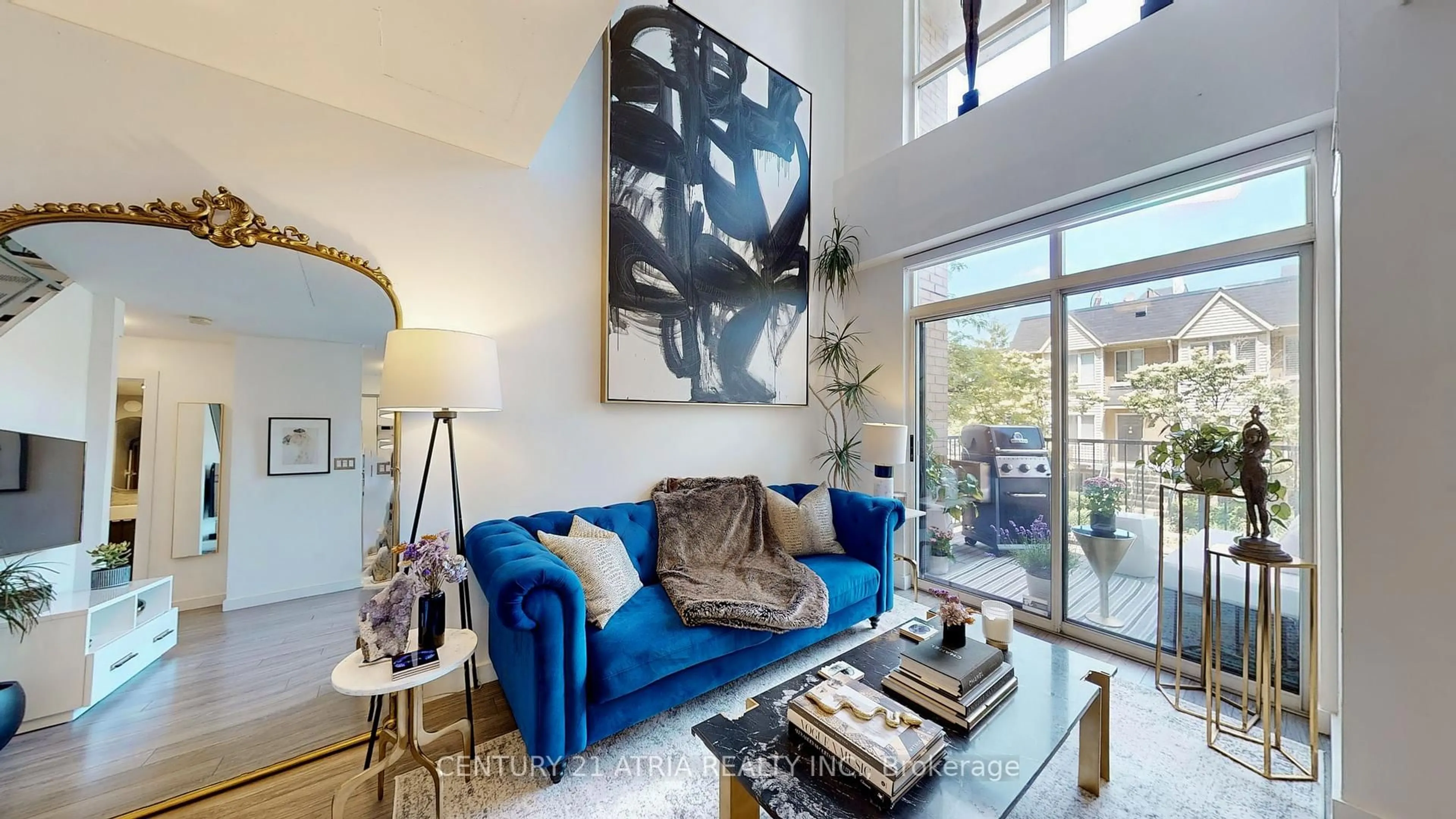 Living room with furniture, unknown for 800 King St #215, Toronto Ontario M5V 3M7