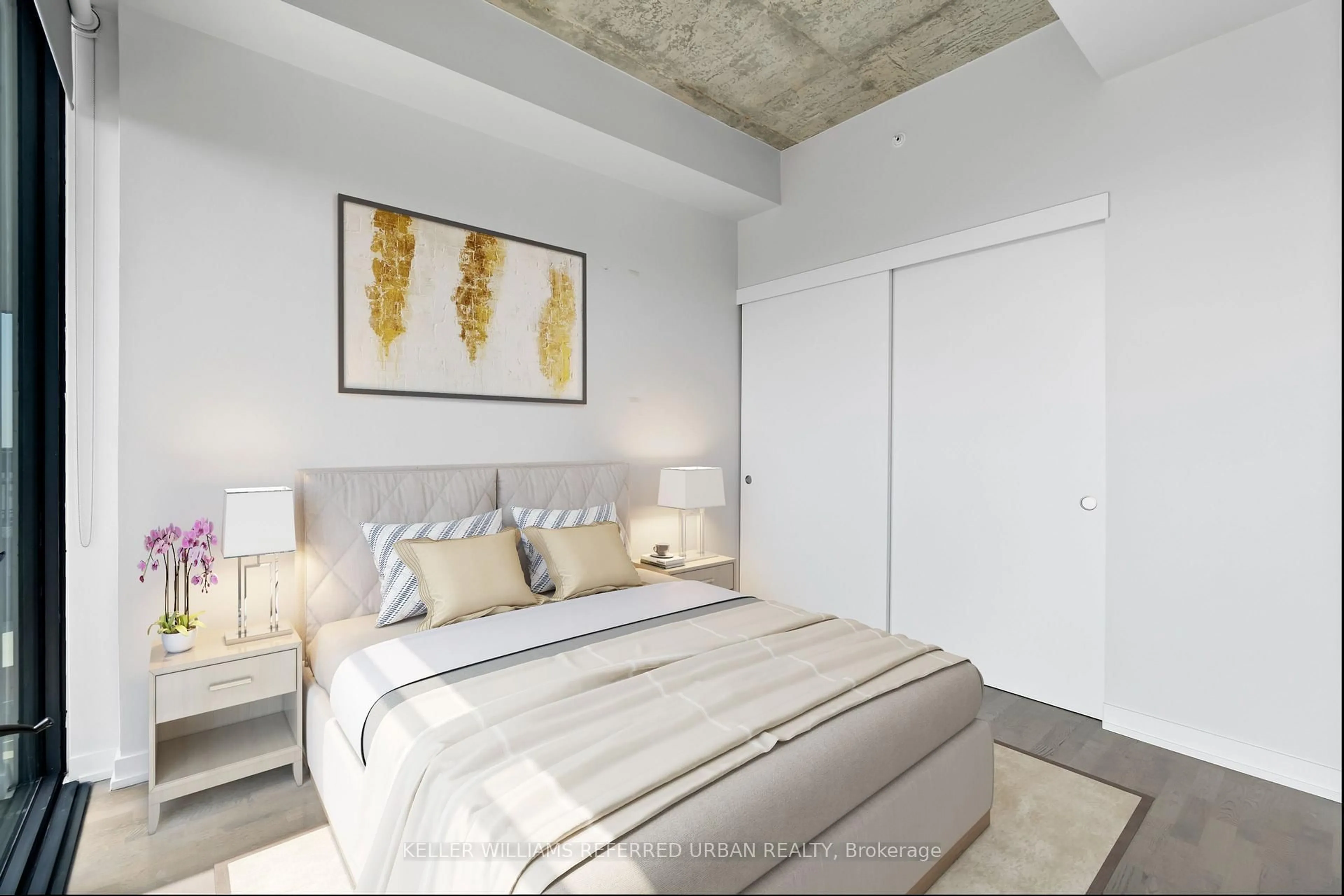 Bedroom with bed, unknown for 185 Roehampton Ave #3408, Toronto Ontario M4P 1R4