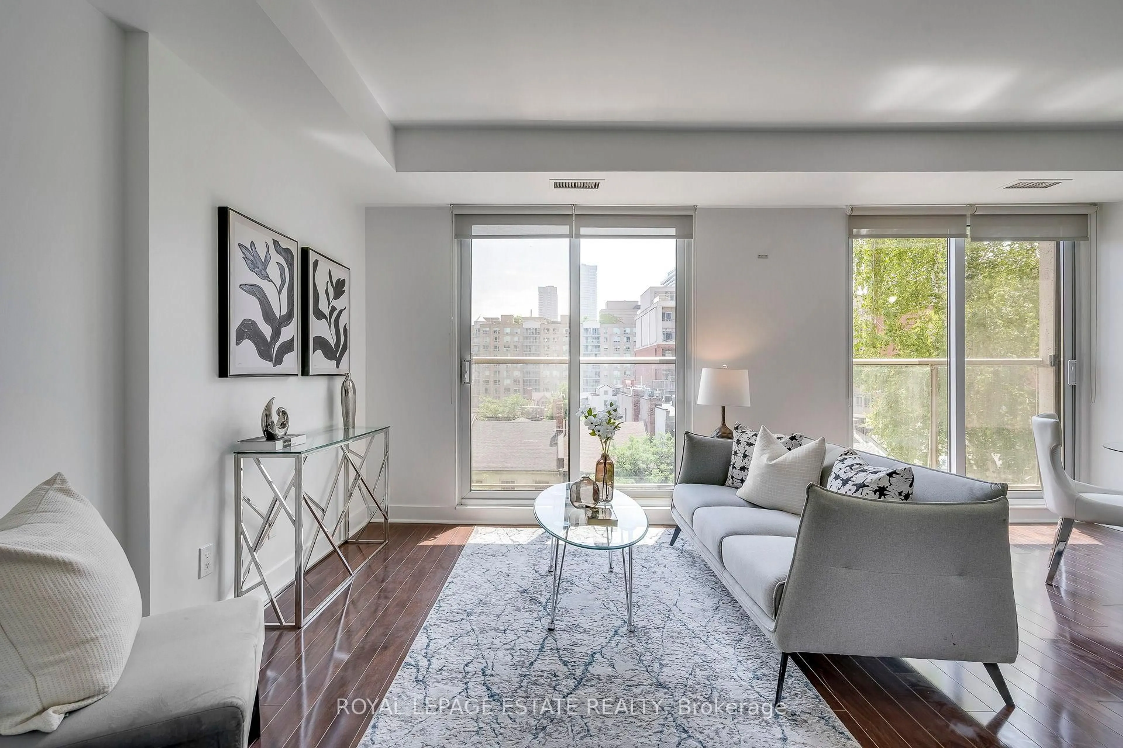Living room with furniture, unknown for 168 King St #507, Toronto Ontario M5A 1J3