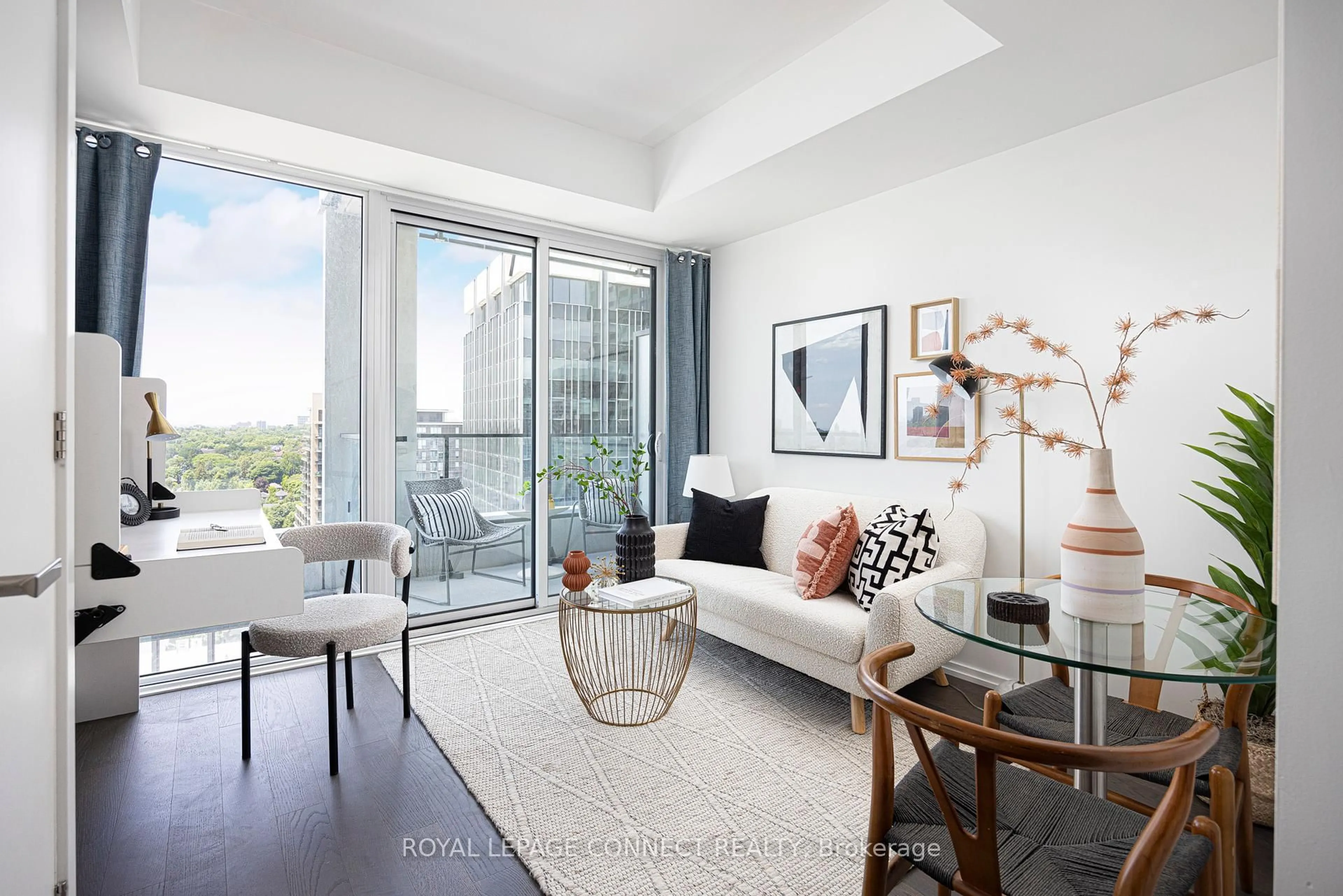 Living room with furniture, unknown for 5 Soudan Ave #2012, Toronto Ontario M4S 0B1