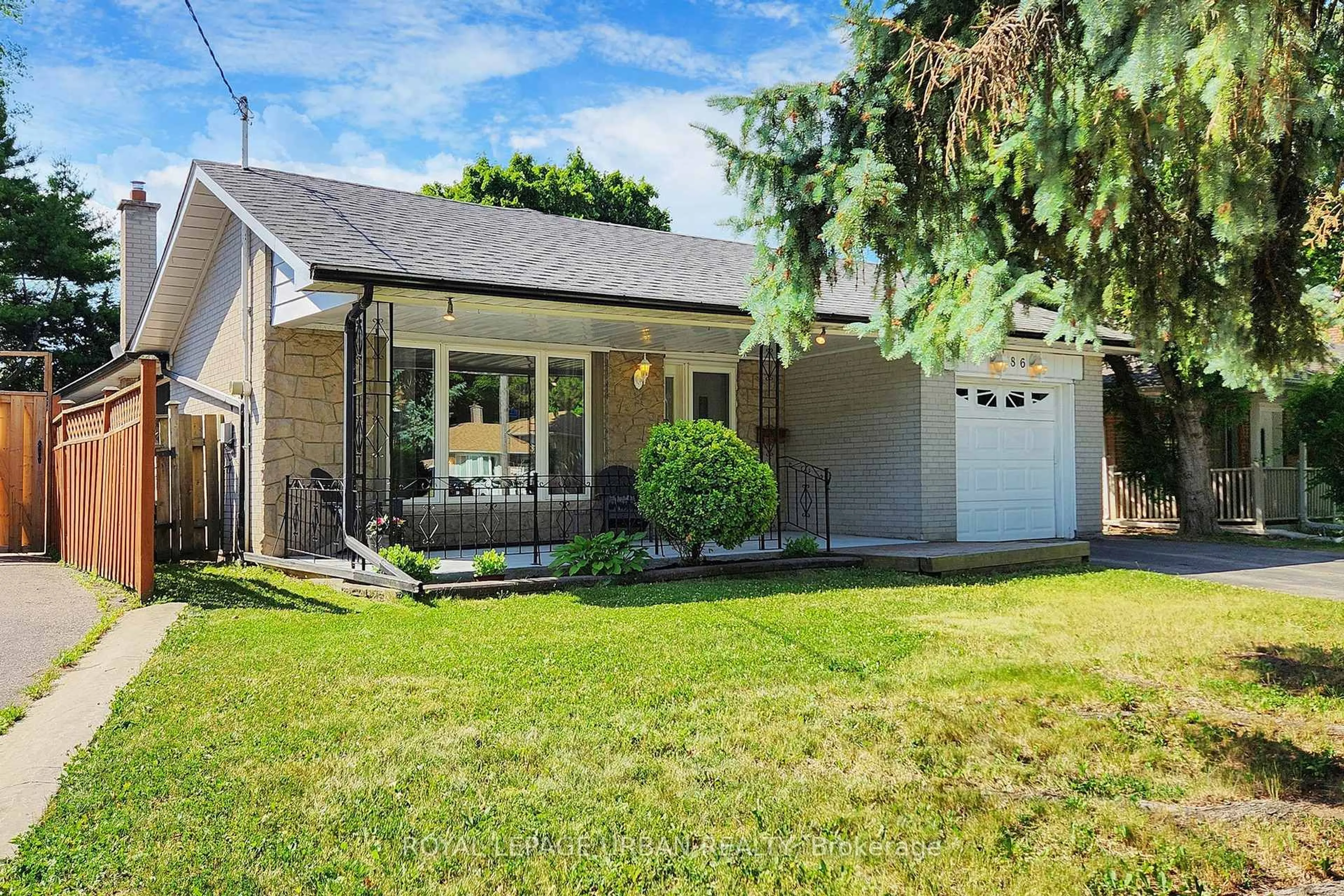 Home with vinyl exterior material, street for 186 Roywood Dr, Toronto Ontario M3A 2E6