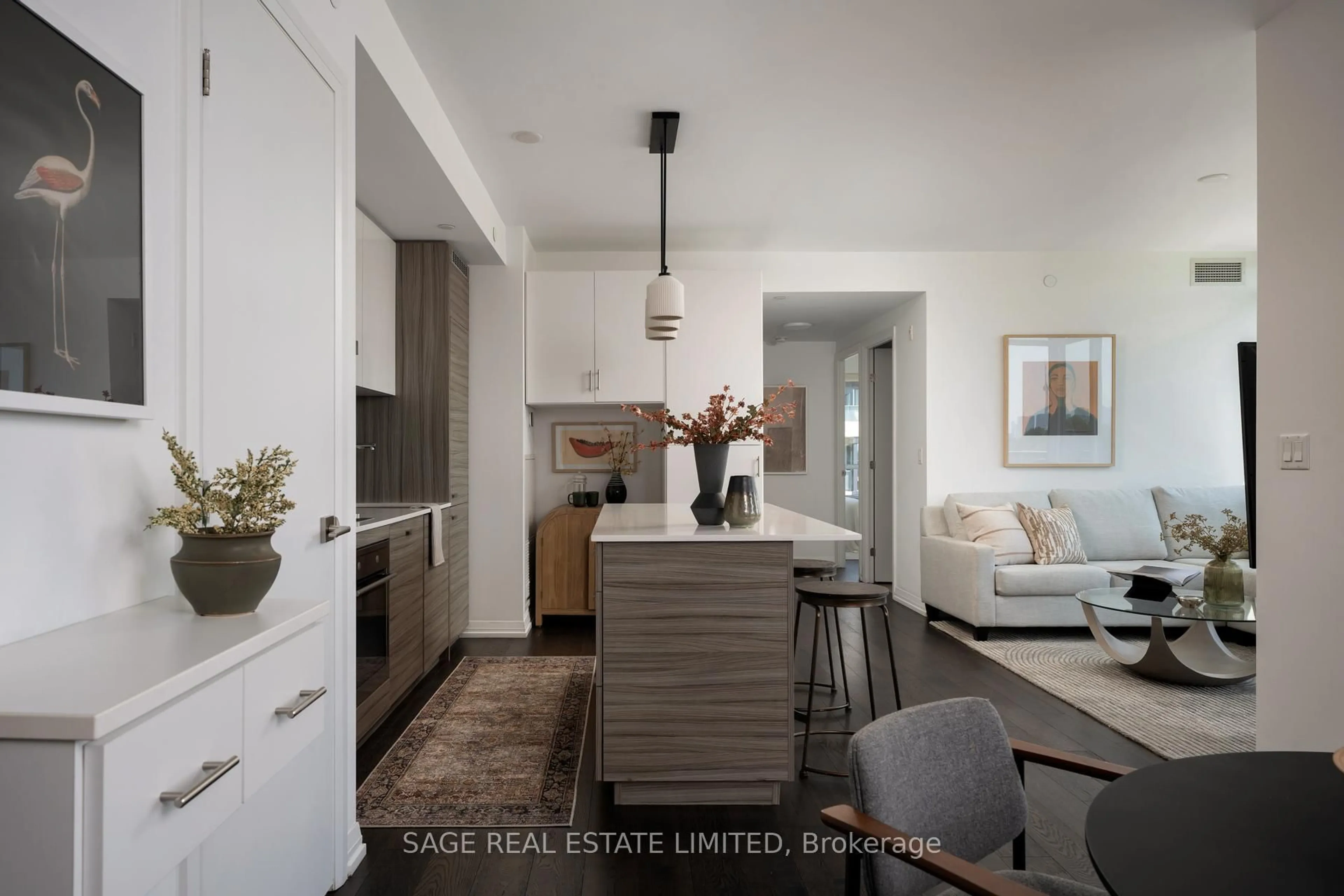 Open concept kitchen, unknown for 835 St Clair Ave #506, Toronto Ontario M6C 0A8