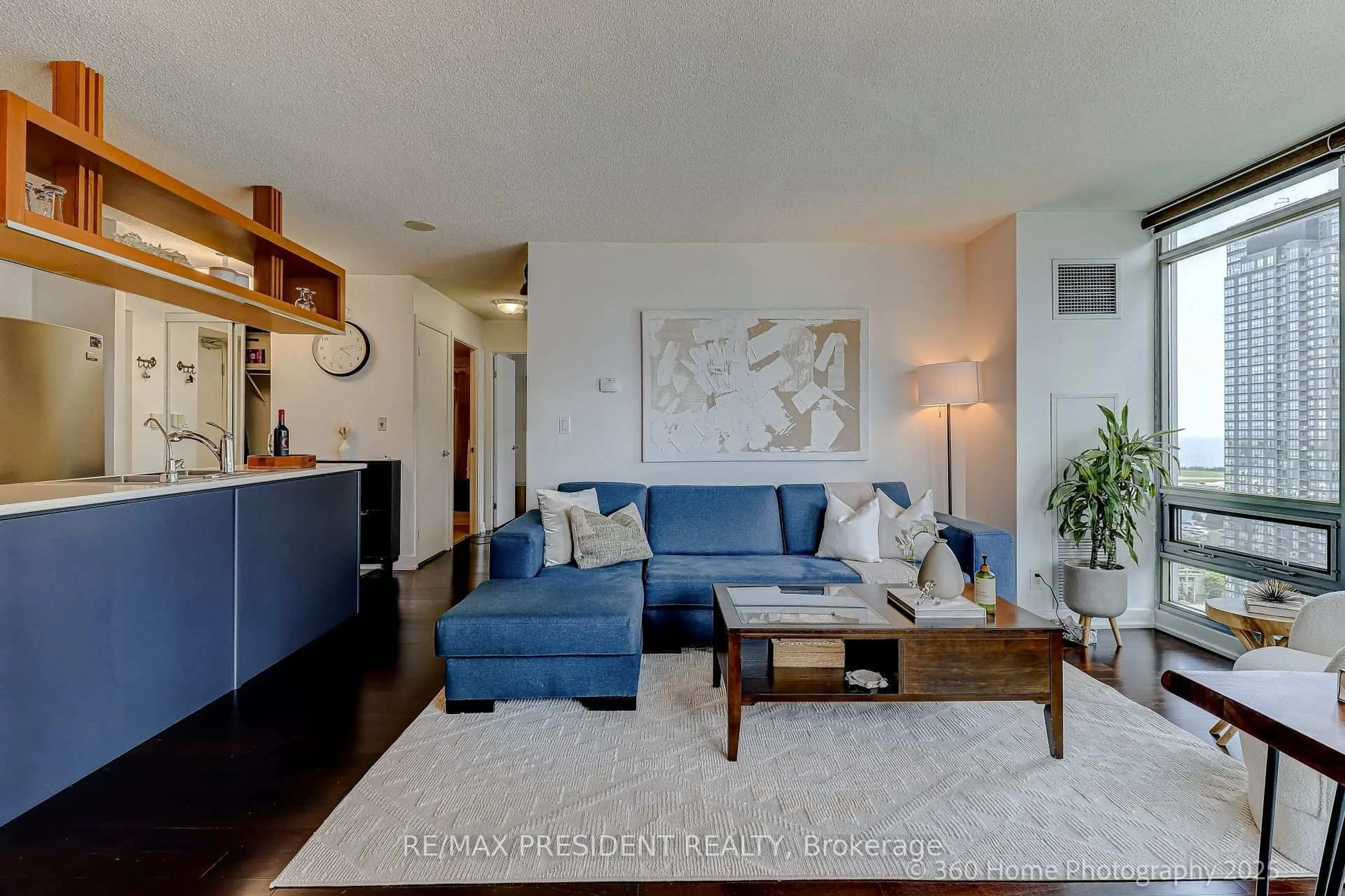 Living room with furniture, unknown for 81 Navy Wharf Crt #3608, Toronto Ontario M5V 3S2