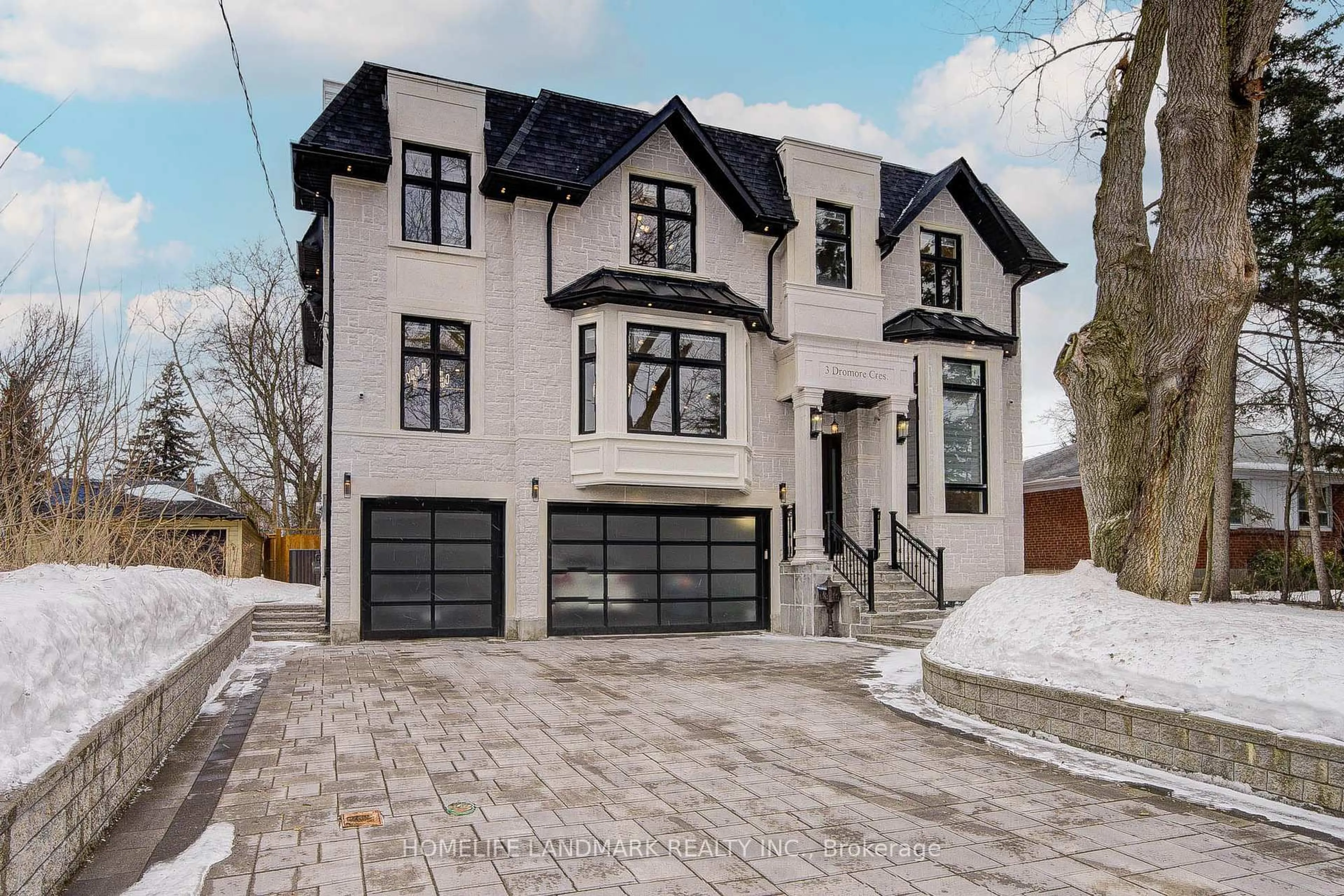 Home with brick exterior material, street for 3 DROMORE Cres, Toronto Ontario M2R 2H4