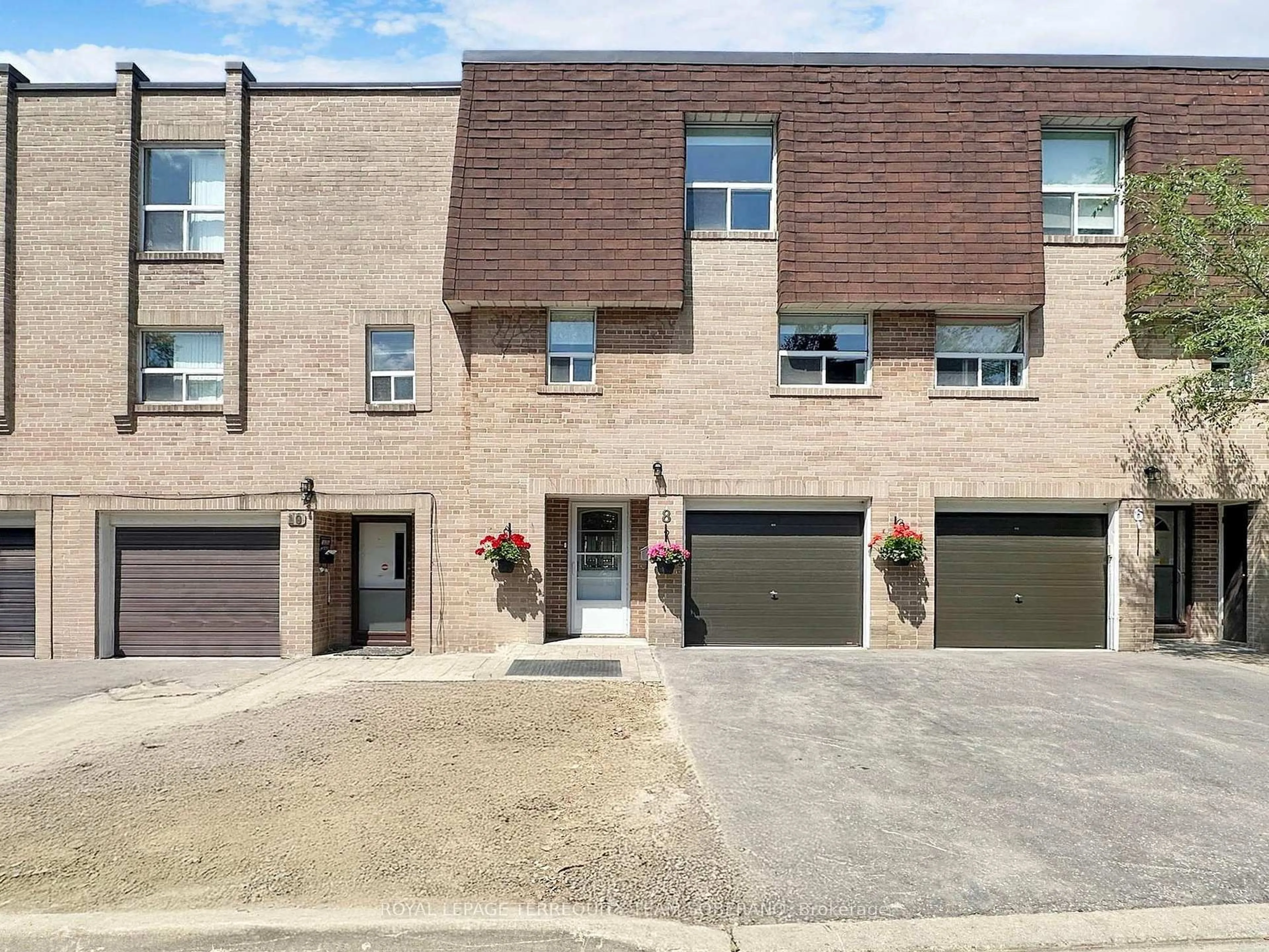 Home with brick exterior material, street for 8 Village Greenway, Toronto Ontario M2J 1K8