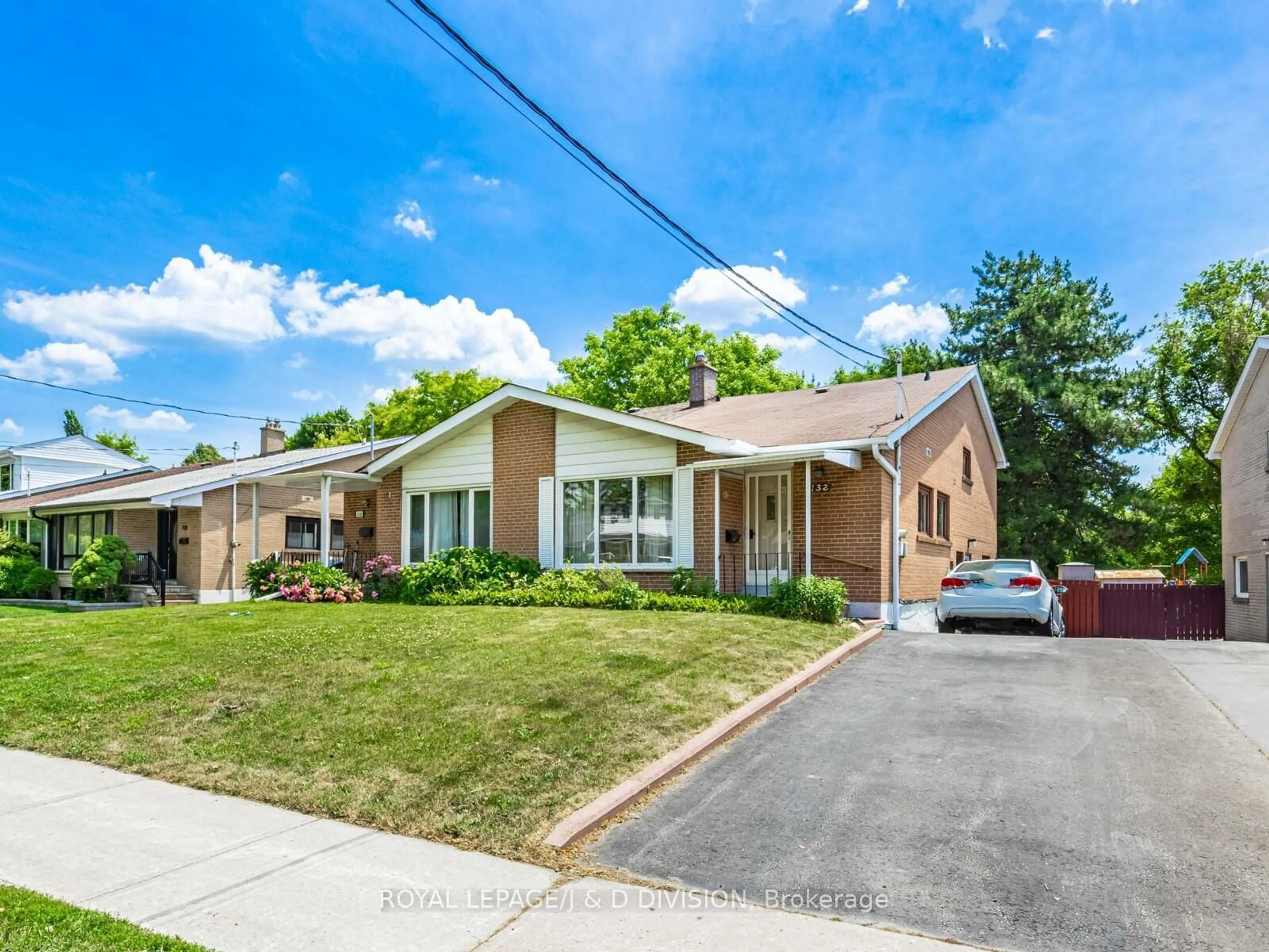 Home with brick exterior material, street for 132 Roywood Dr, Toronto Ontario M3A 2E1