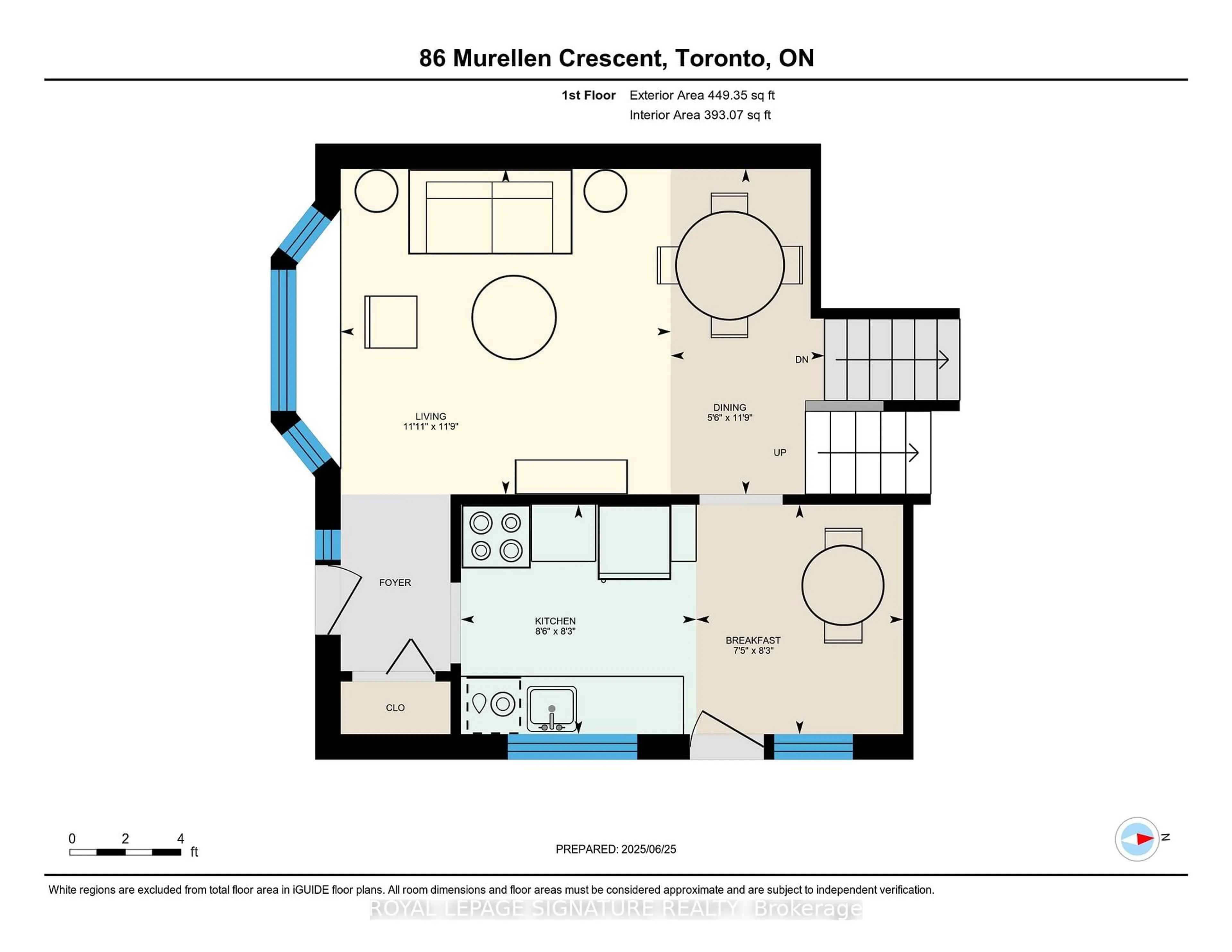 Floor plan for 86 MURELLEN Cres, Toronto Ontario M4A 2K5