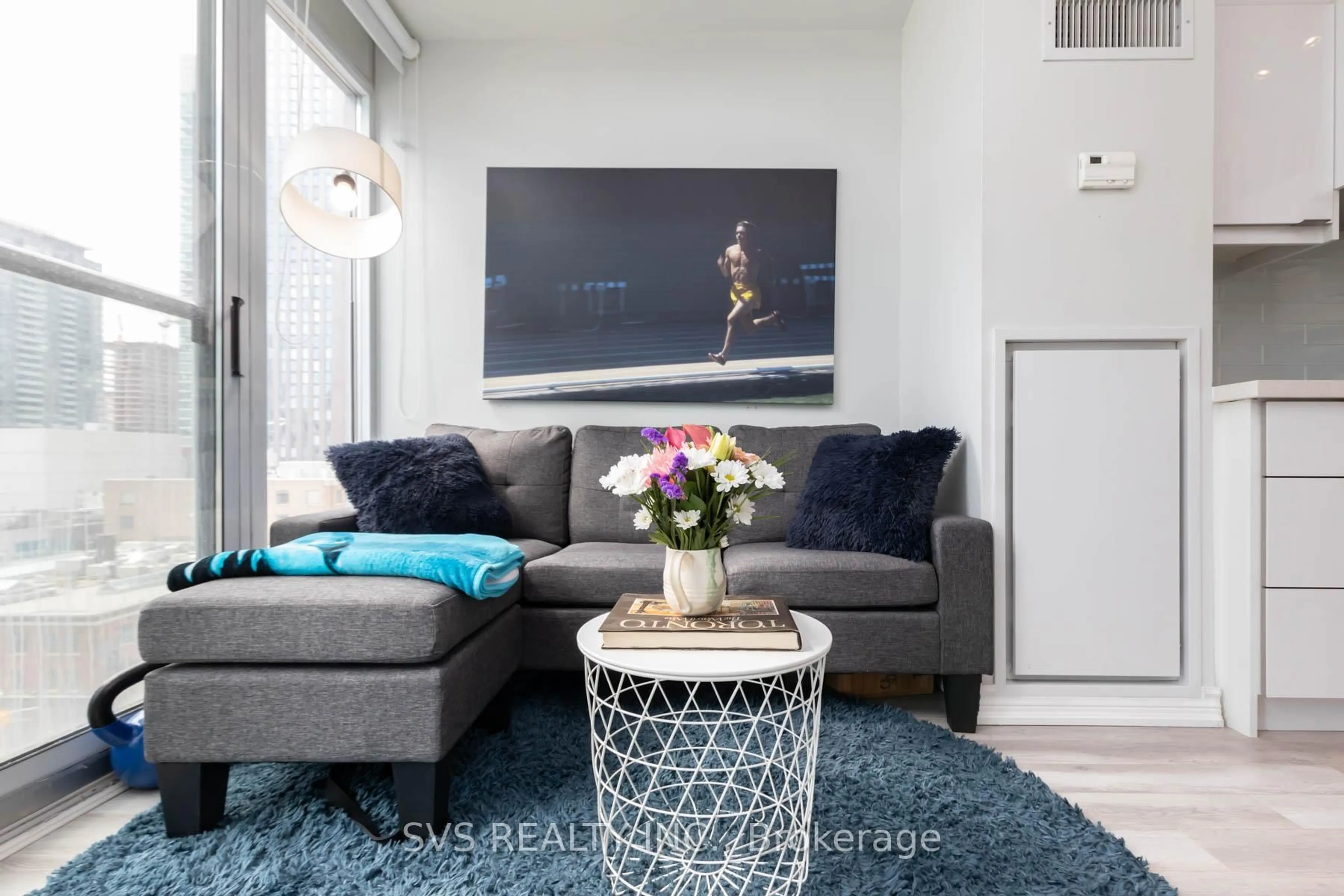 Living room with furniture, unknown for 21 Nelson St #905, Toronto Ontario M5V 3H9