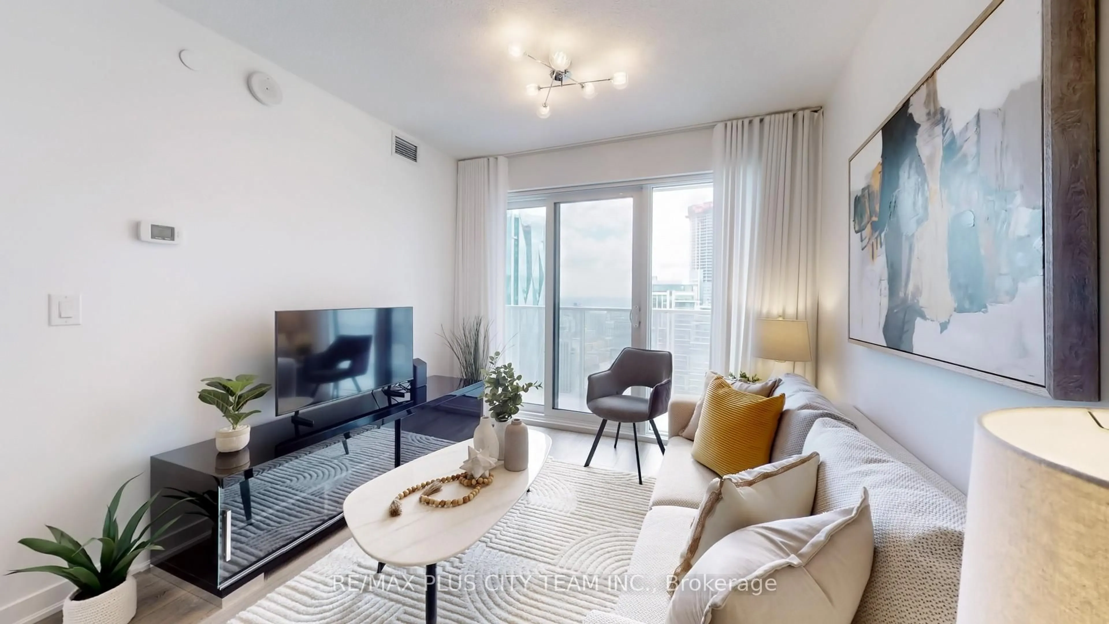 Living room with furniture, unknown for 100 Harbour St #5406, Toronto Ontario M5J 0B5