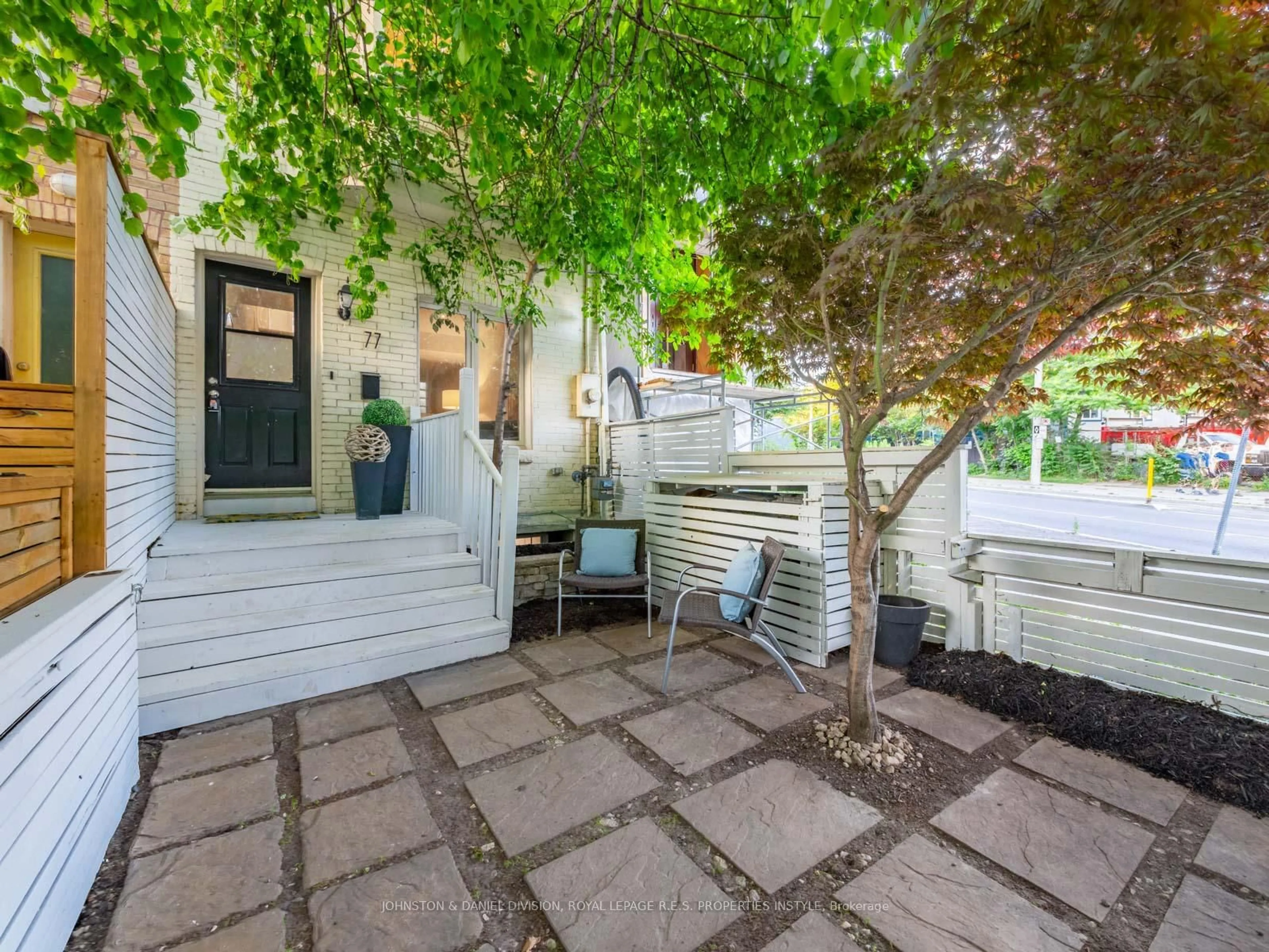 Patio, street for 77 Walnut Ave, Toronto Ontario M5V 2S1