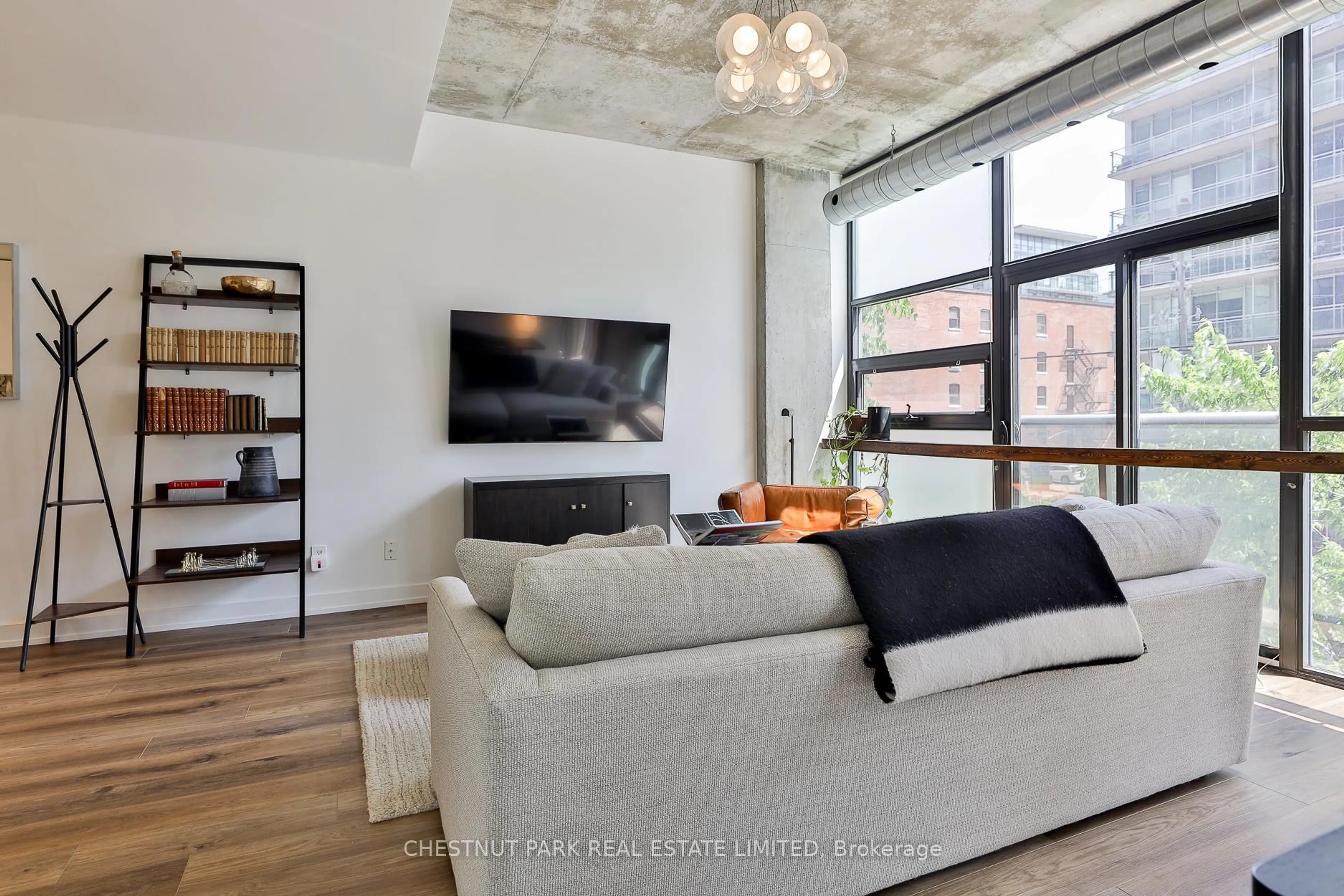 Living room with furniture, unknown for 60 Bathurst St #211, Toronto Ontario M5V 2P4
