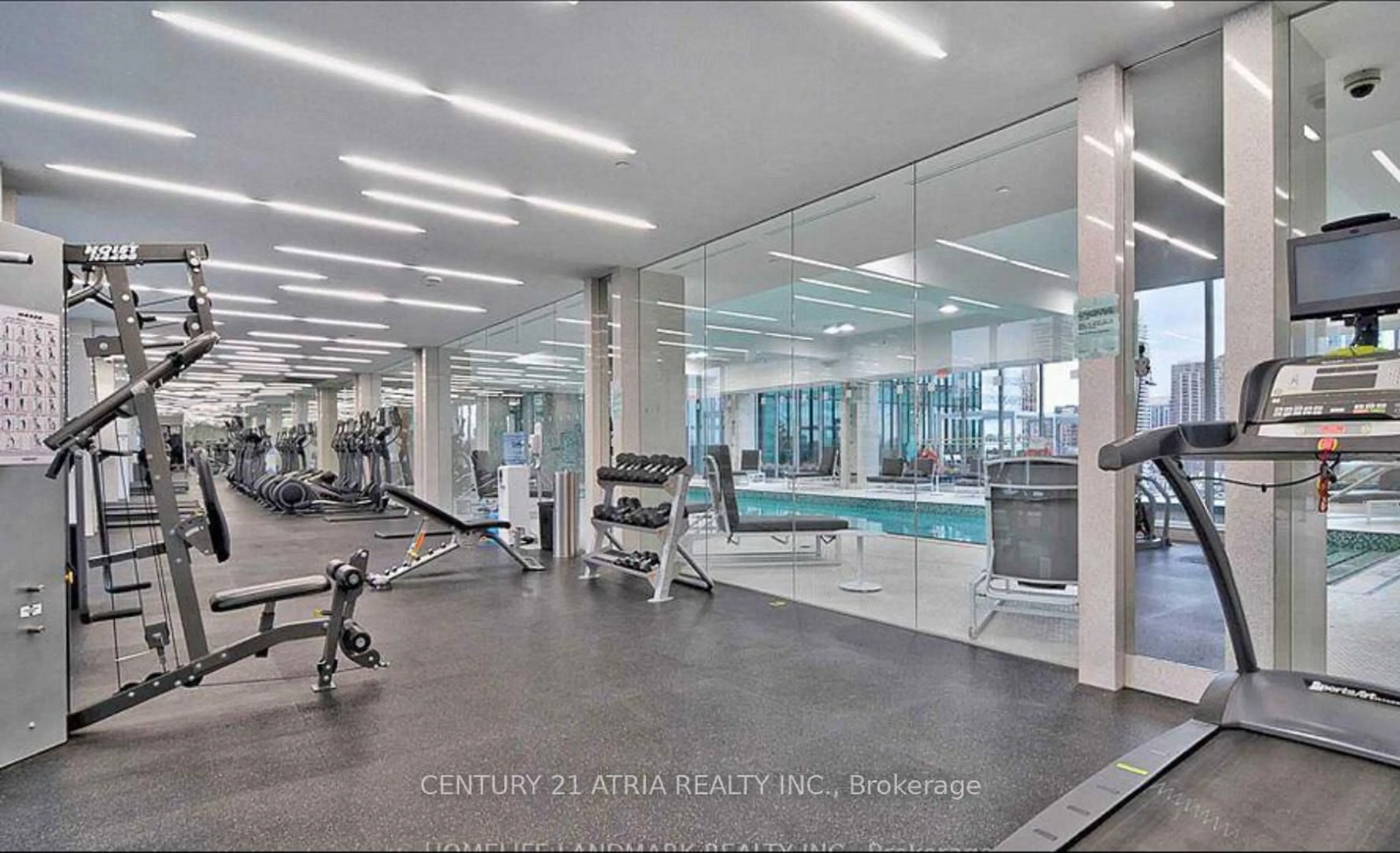 Gym or fitness room for 11 Bogert Ave #2109, Toronto Ontario M2N 0H4
