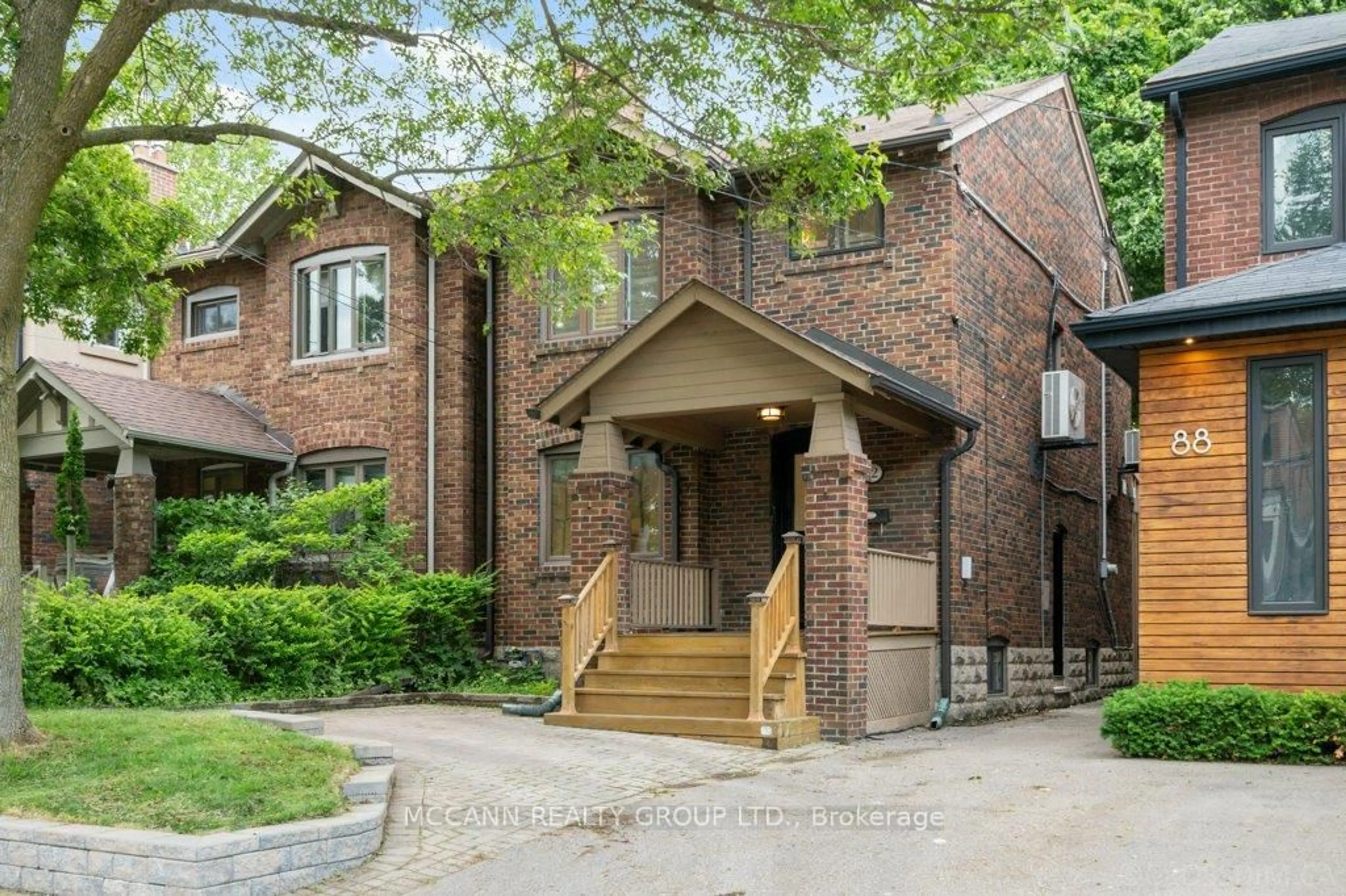 Home with brick exterior material, street for 92 Brookdale Ave, Toronto Ontario M5M 1P3