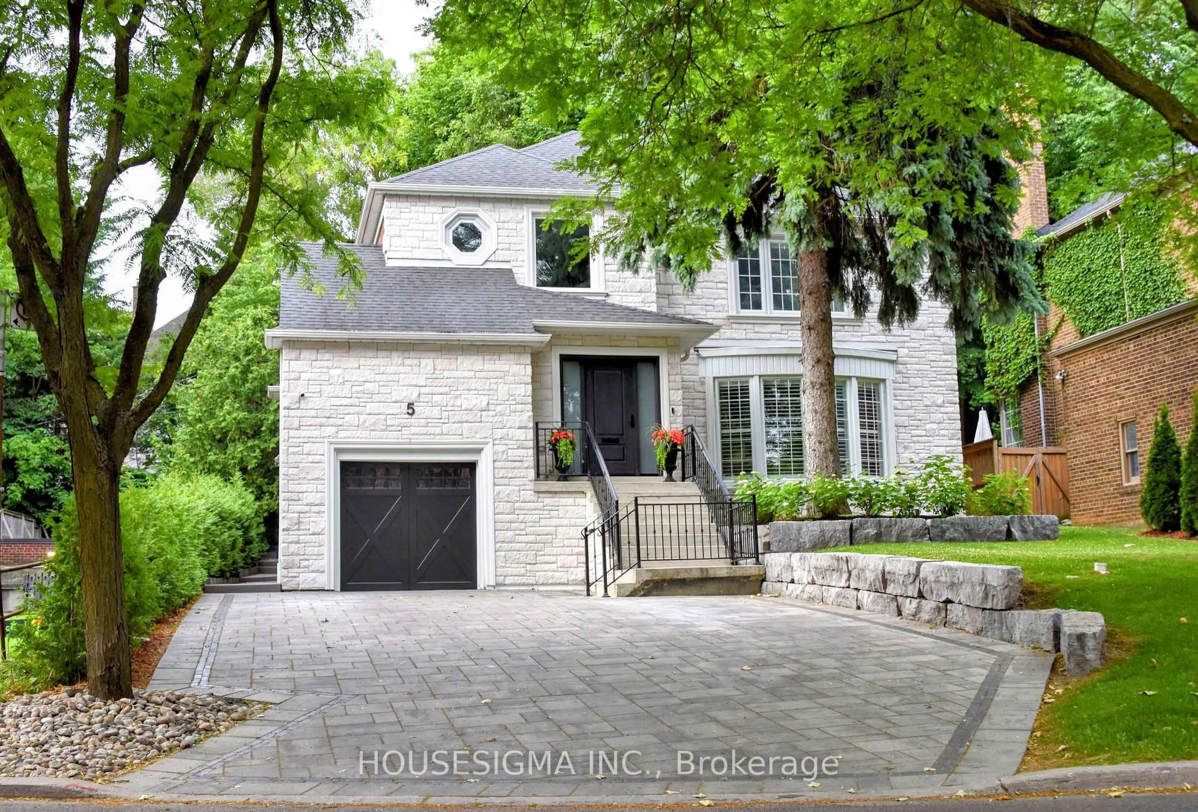 Home with brick exterior material, street for 5 Ridge Hill Dr, Toronto Ontario M6C 2J2