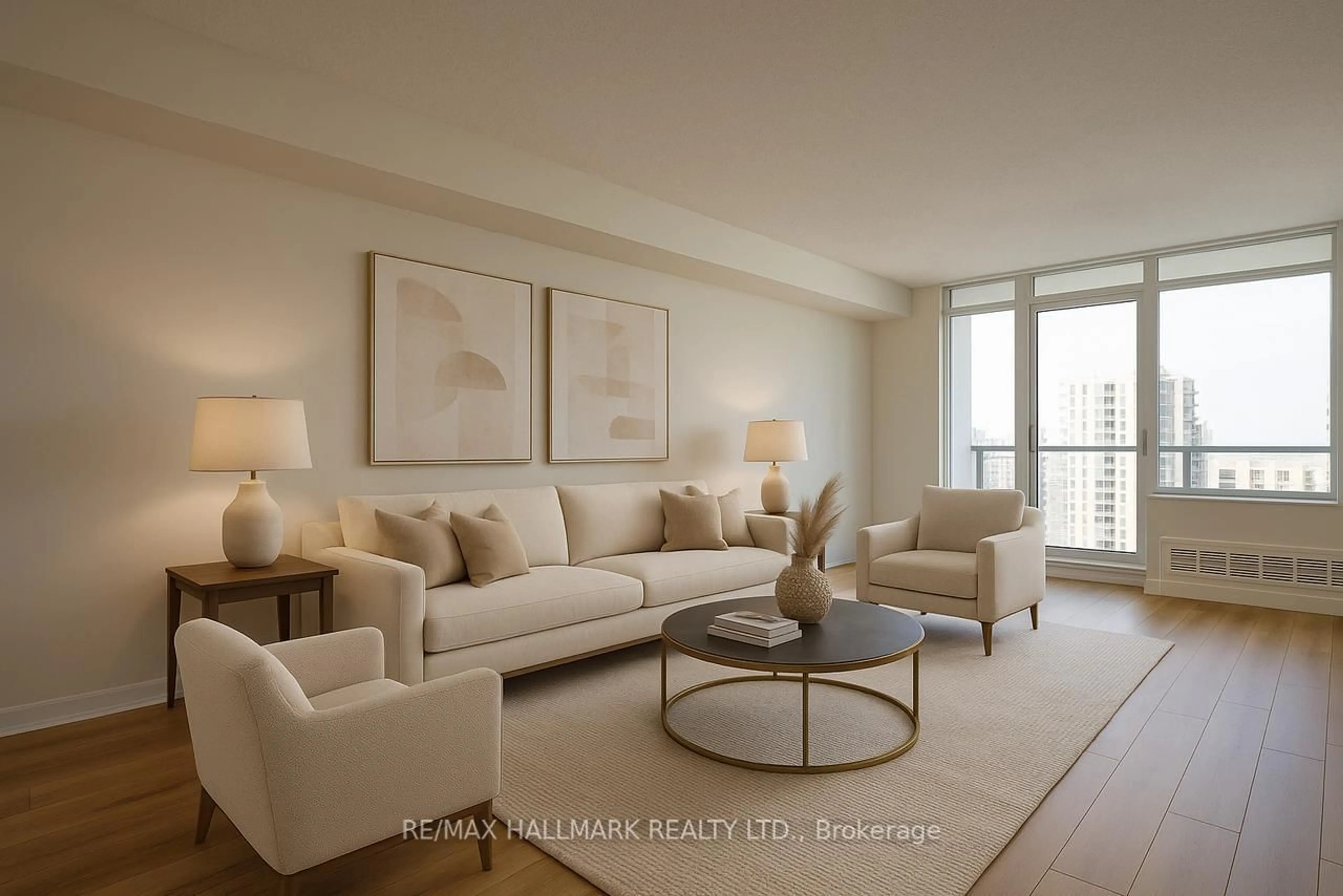 Living room with furniture, unknown for 5500 Yonge St #2301, Toronto Ontario M2N 7L1