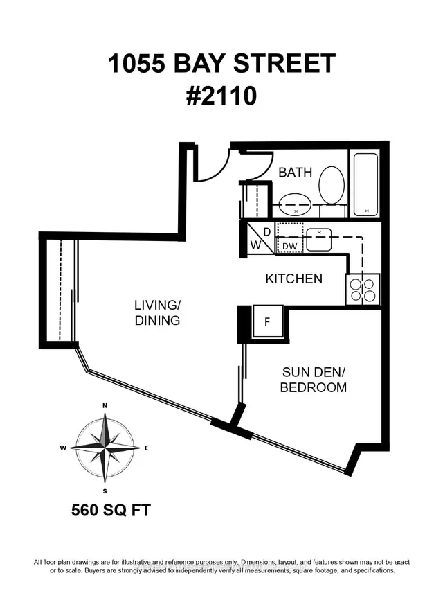 Additional image 2 of 1055 Bay St Unit 2110
