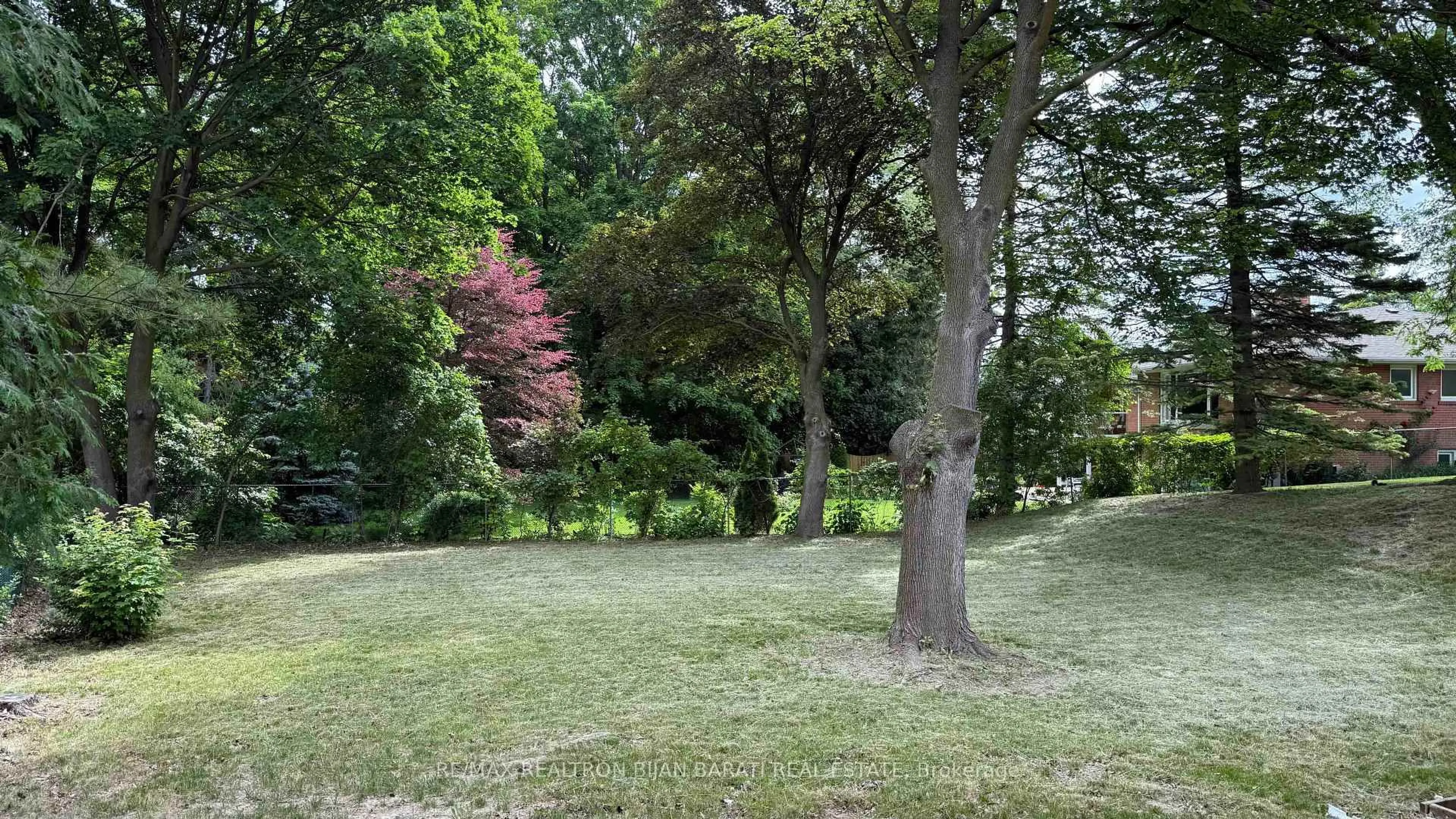 A pic from outside/outdoor area/front of a property/back of a property/a pic from drone, forest/trees view for 107 Burbank Dr, Toronto Ontario M2K 1N6