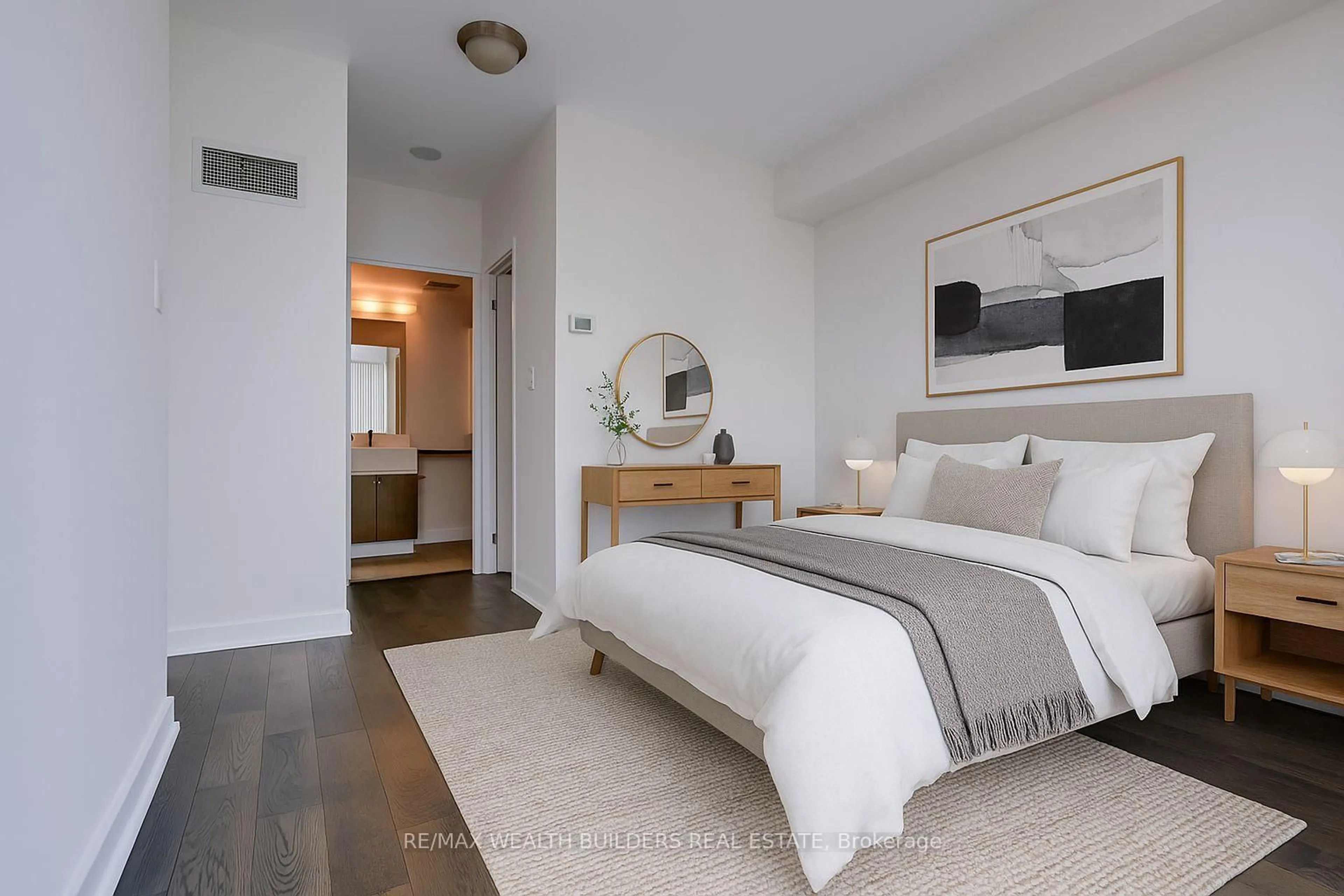 Bedroom with bed, unknown for 35 Mariner Terr #712, Toronto Ontario M5V 3V9