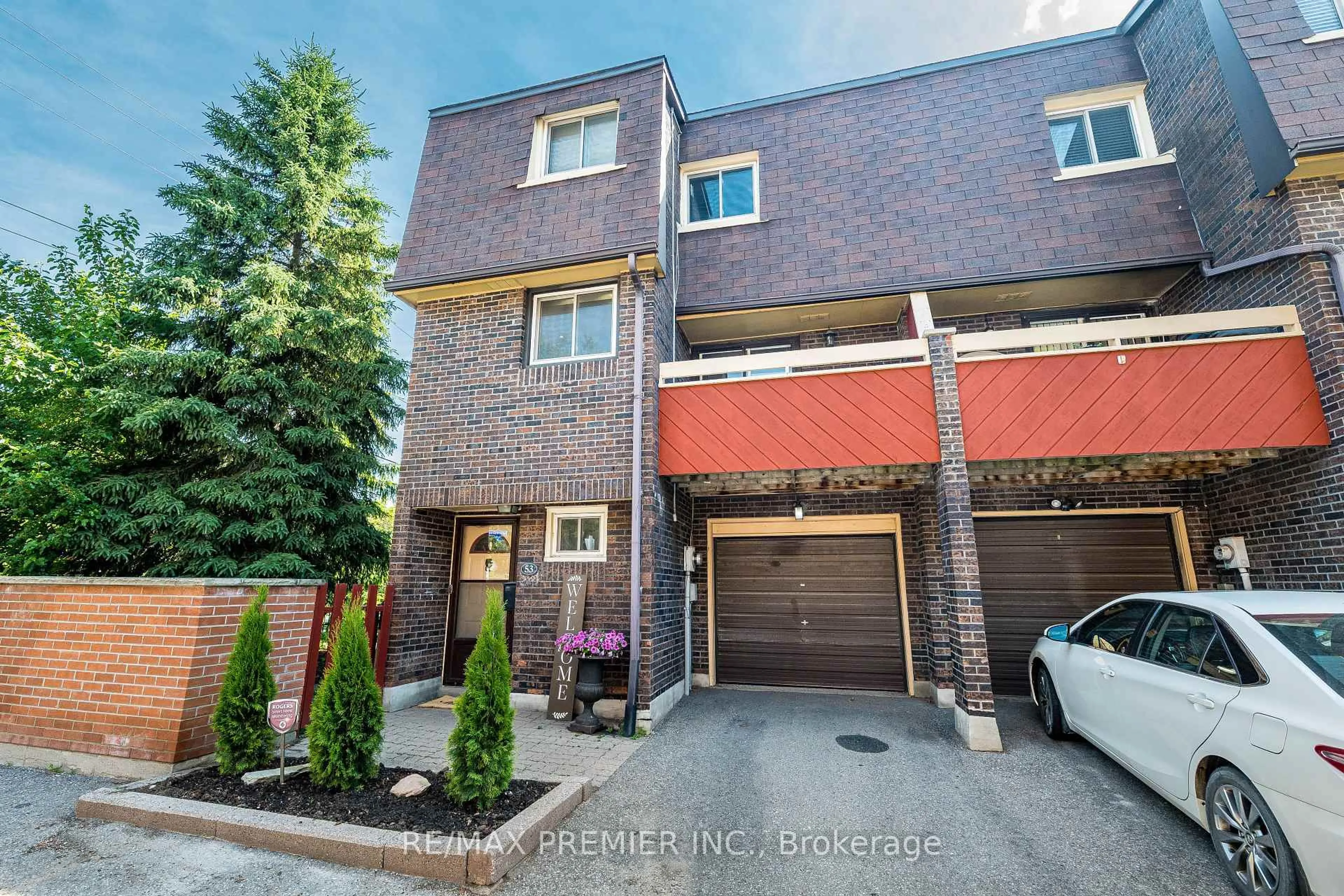 Home with brick exterior material, street for 53 Poets Walk Way, Toronto Ontario M2J 4V2