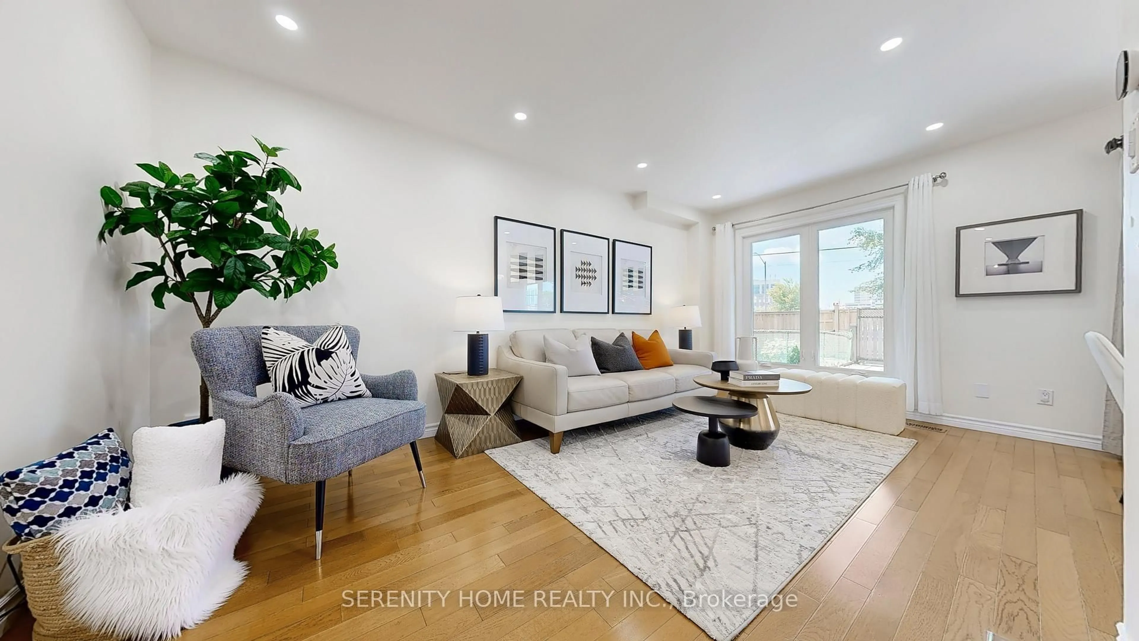 Living room with furniture, unknown for 35 Snapdragon Dr, Toronto Ontario M2J 4X5