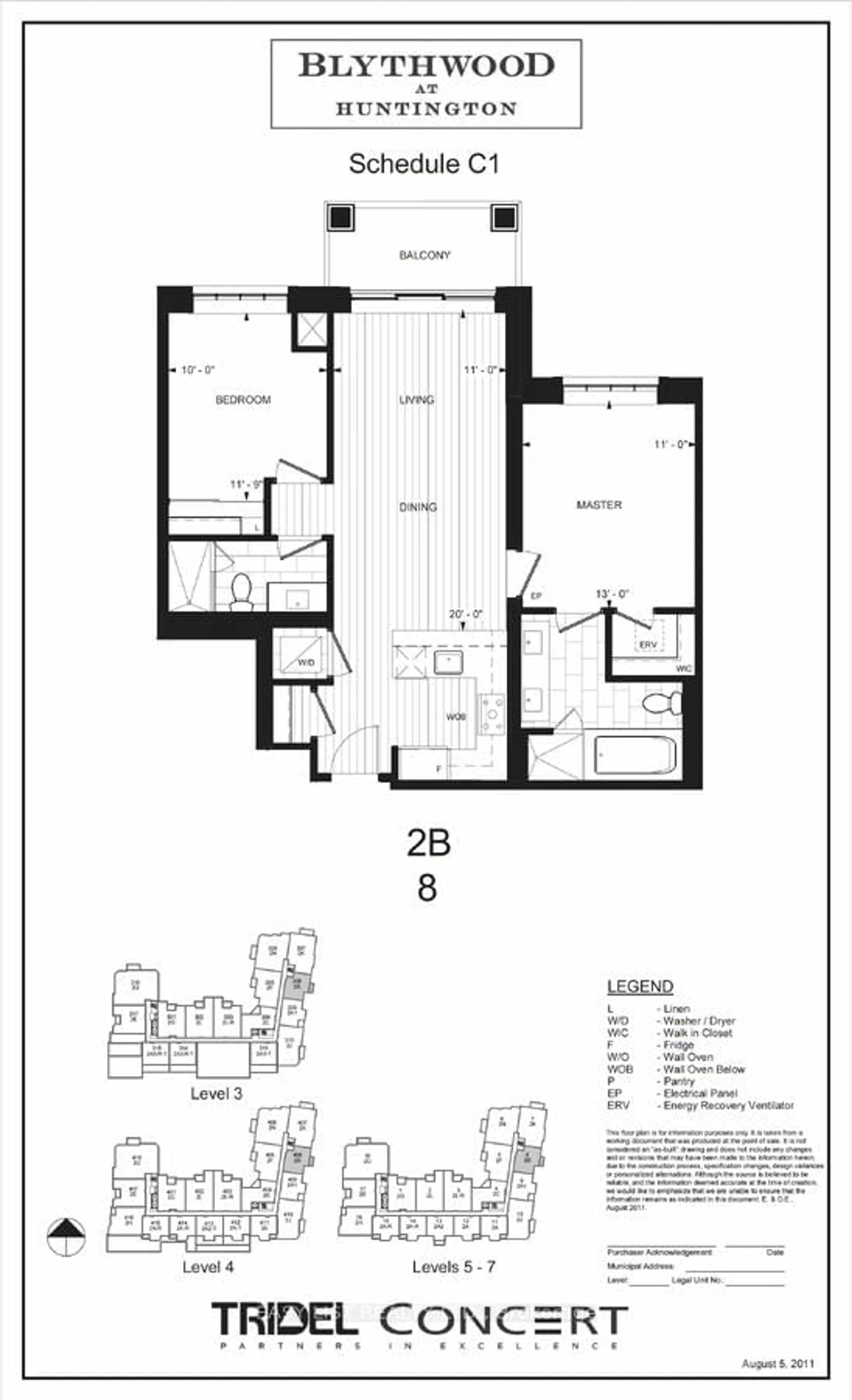 Floor plan for 1888 Bayview Ave #508, Toronto Ontario M4G 0A7