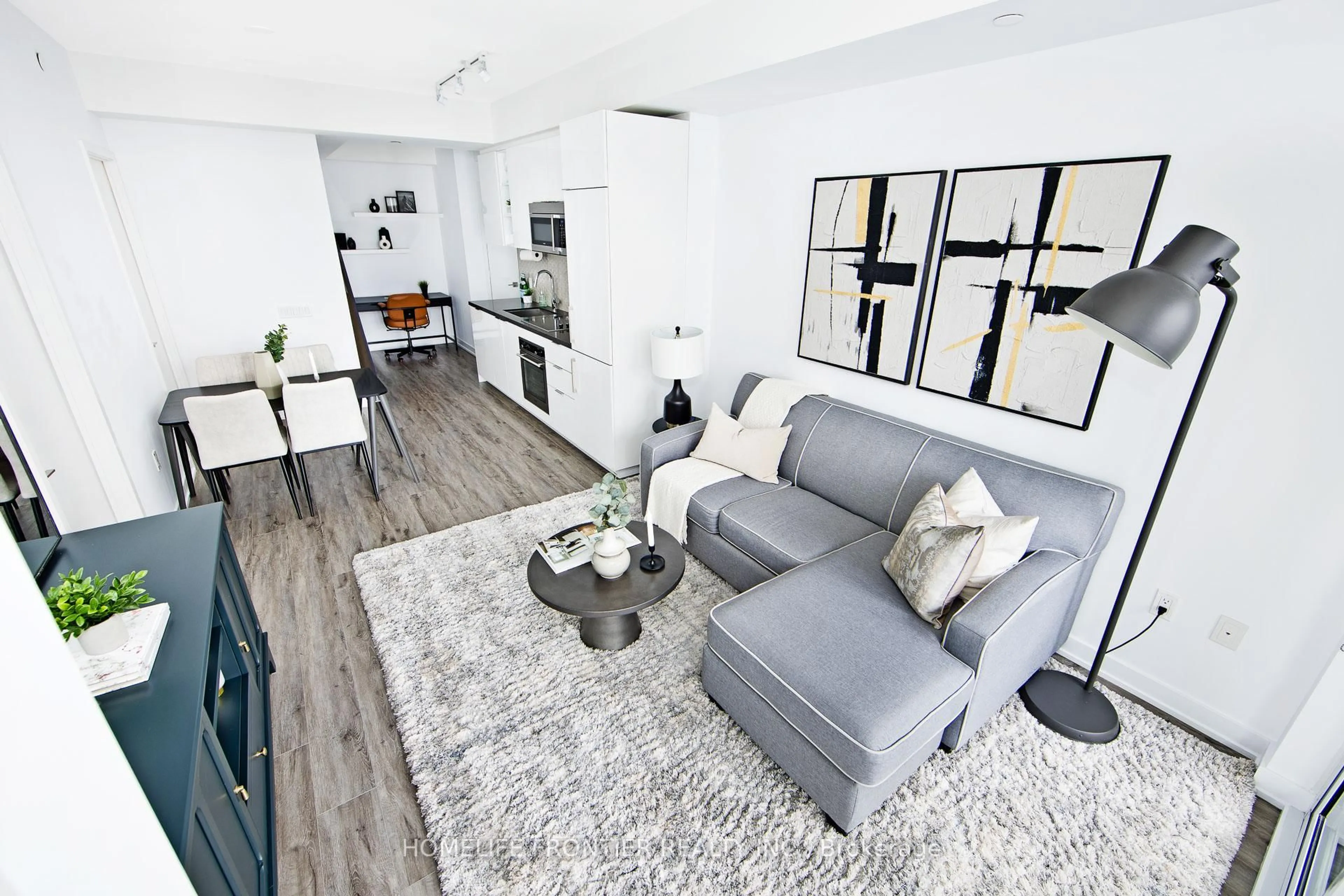 Living room with furniture, unknown for 50 Ordnance St #2702, Toronto Ontario M6K 0C9